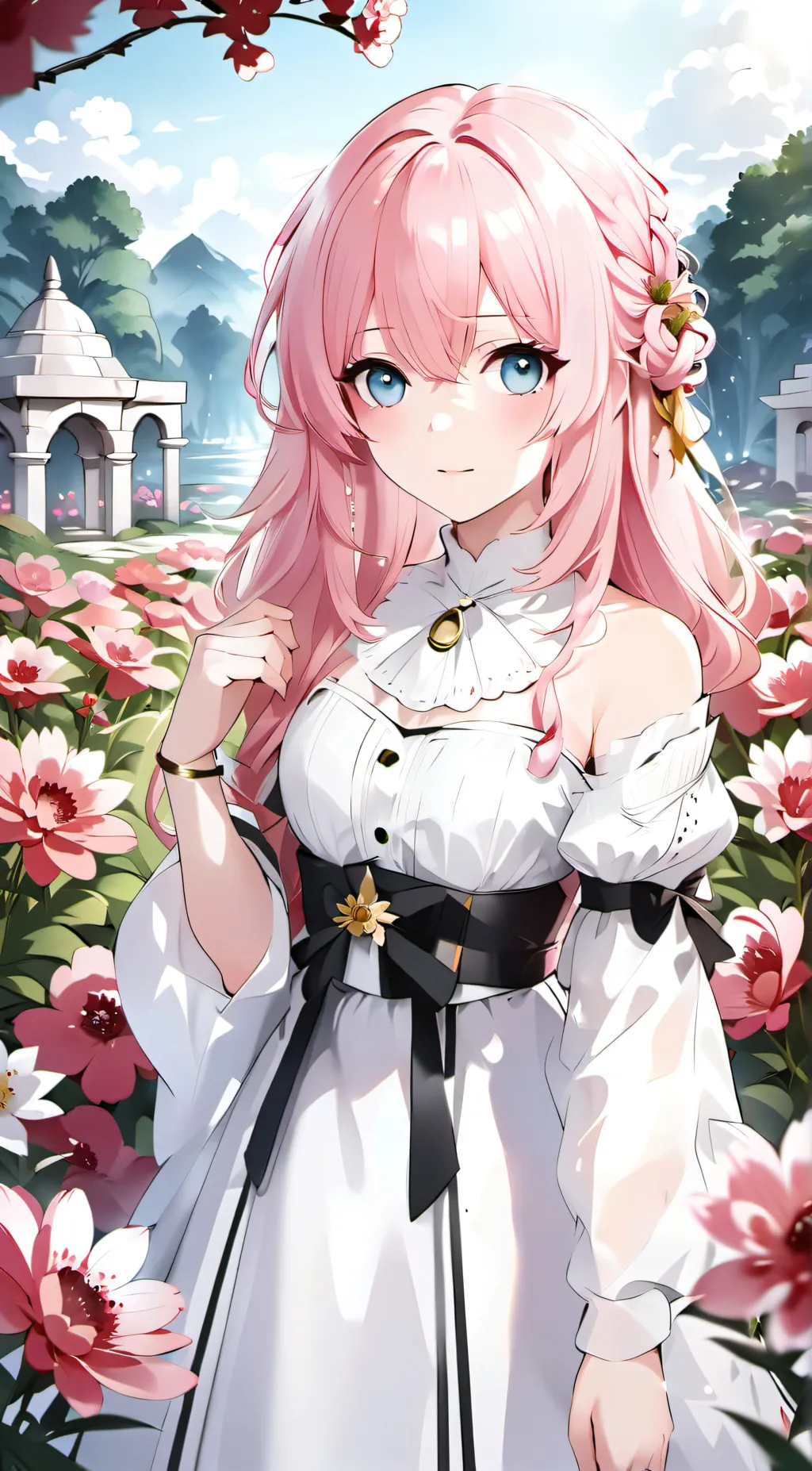 ai character: Aurora  background