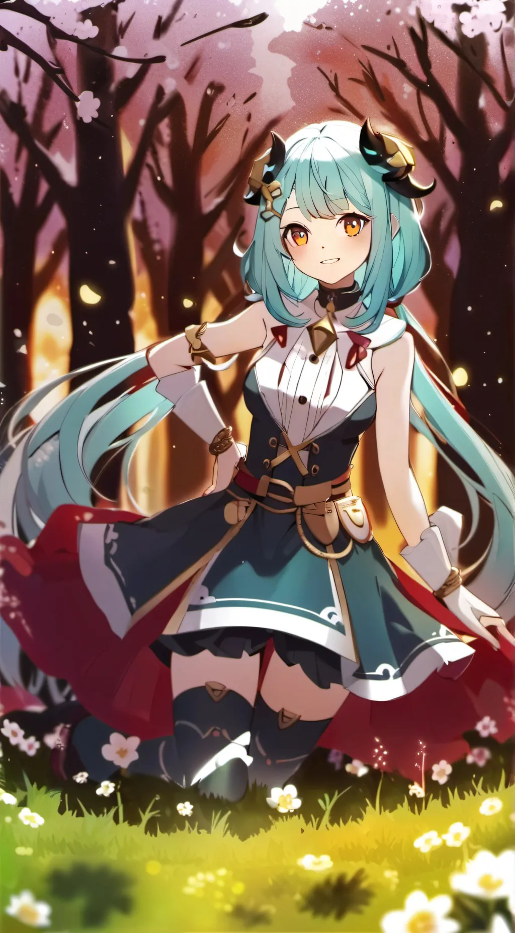 ai character: Miku Hatsune background