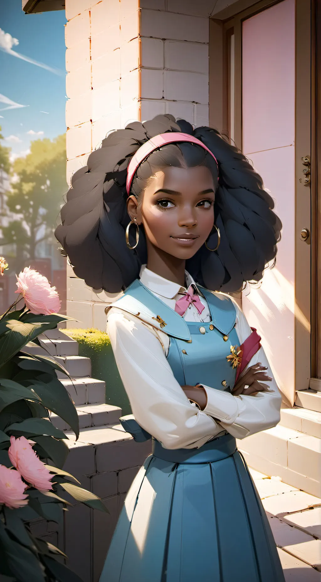 ai character: Kay Wilson 🫶🏾💗 background