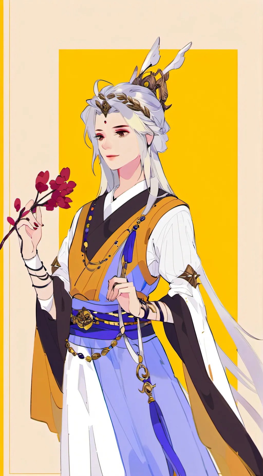 ai character: luna background