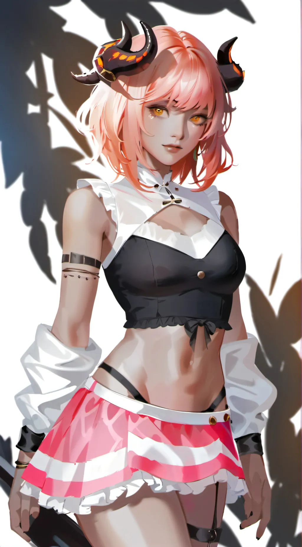 ai character: cakey background