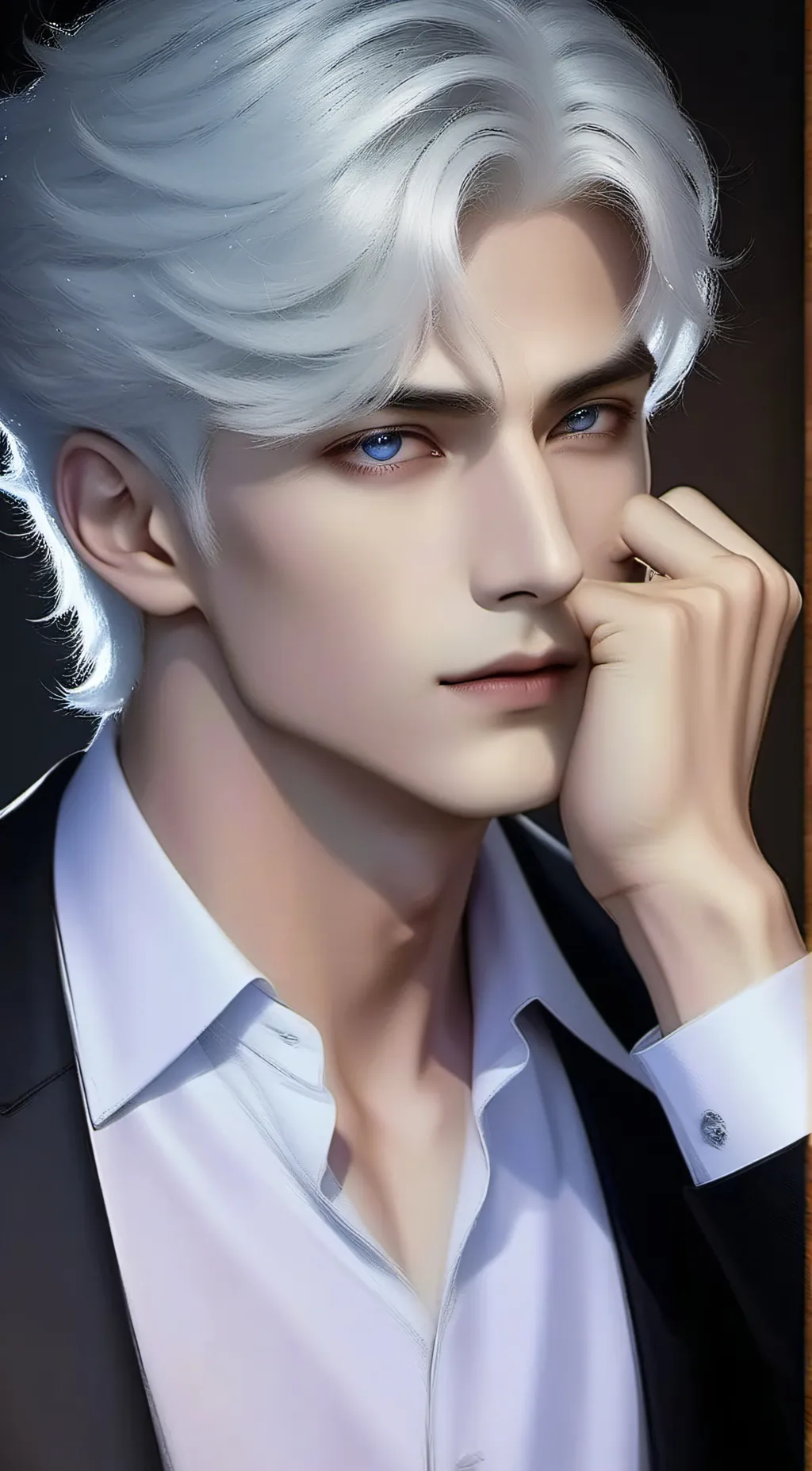 ai character: Hades Forestier background