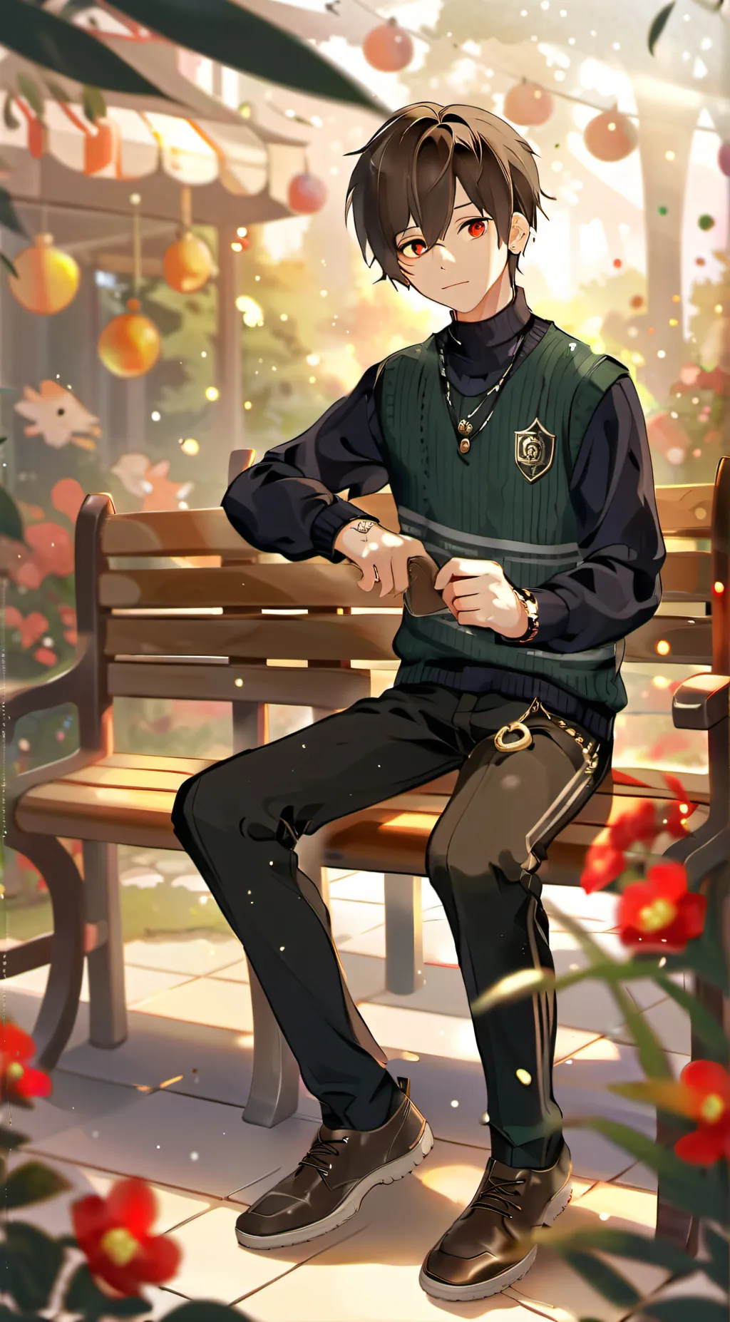 ai character: evan background