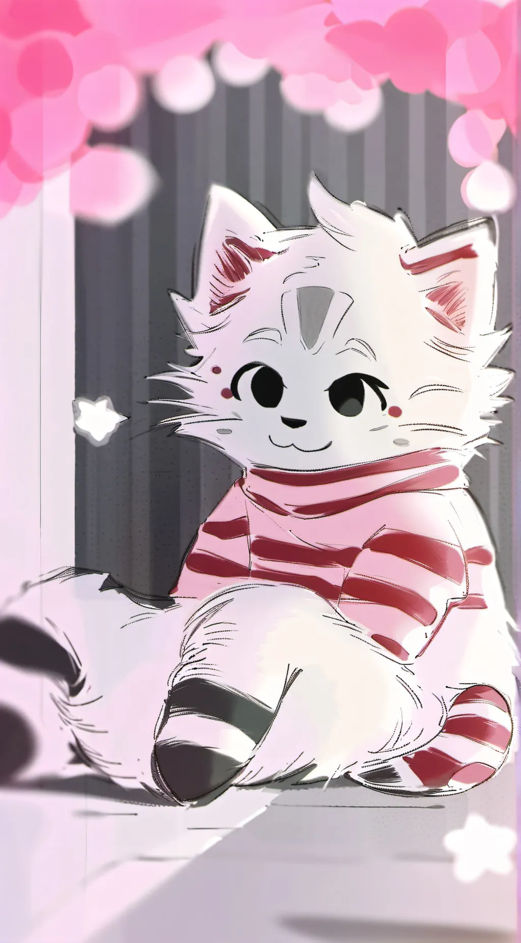 ai character: Silly Cat :3 background