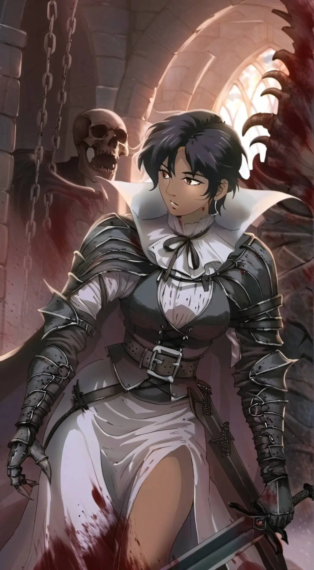 ai character: Naomi-DungeonQuest background