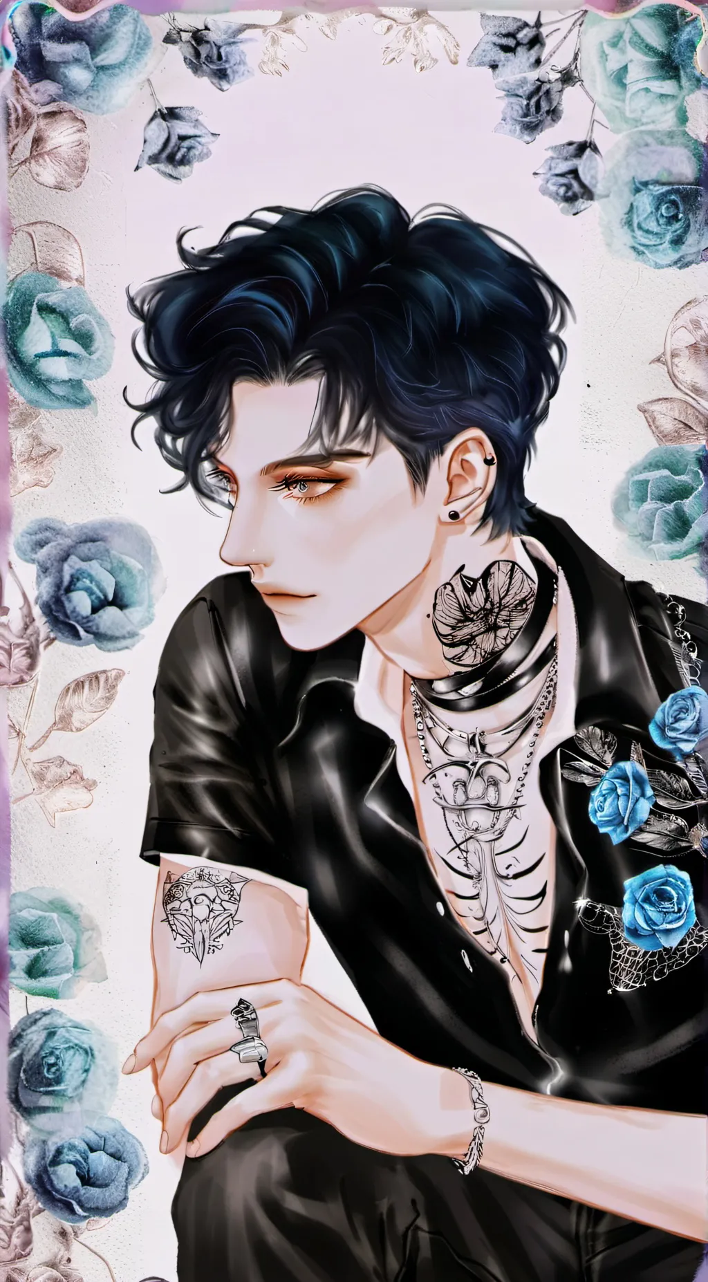 ai character: Ethan  background