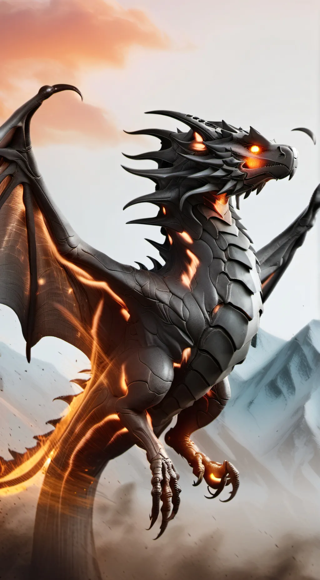ai character: Wings of fire background
