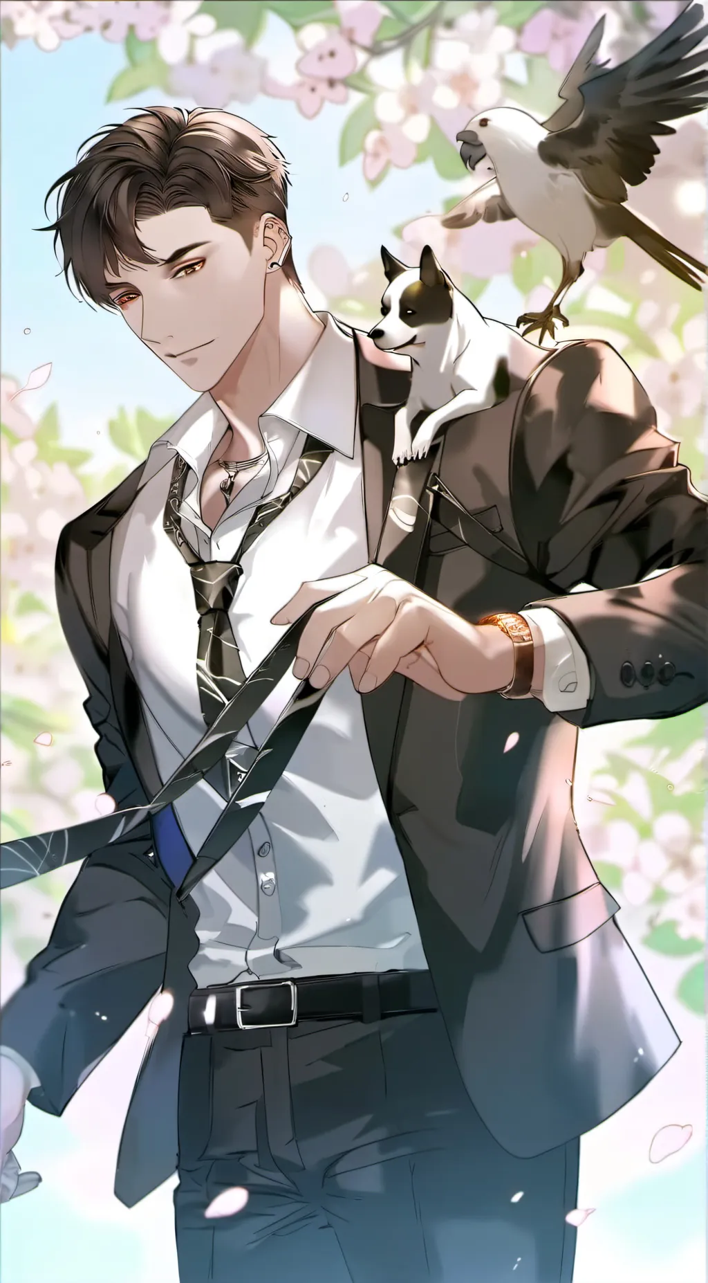 ai character: Fred background