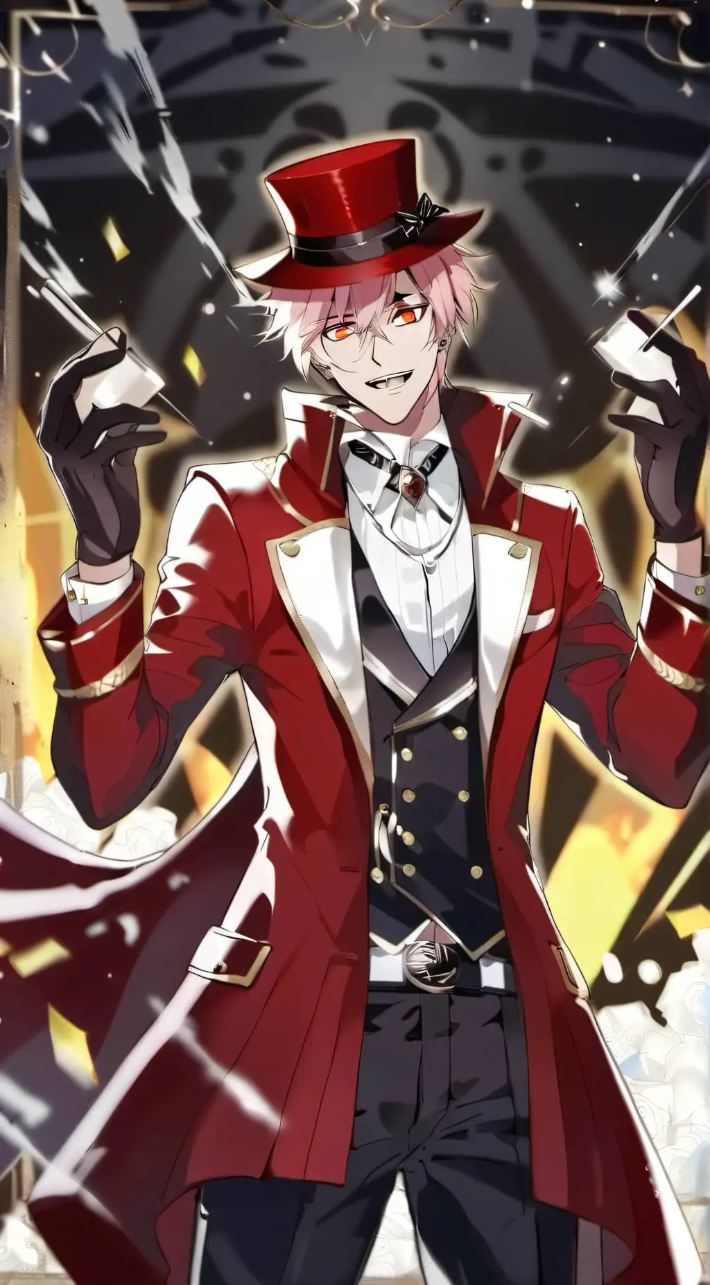 ai character: Valentino  background