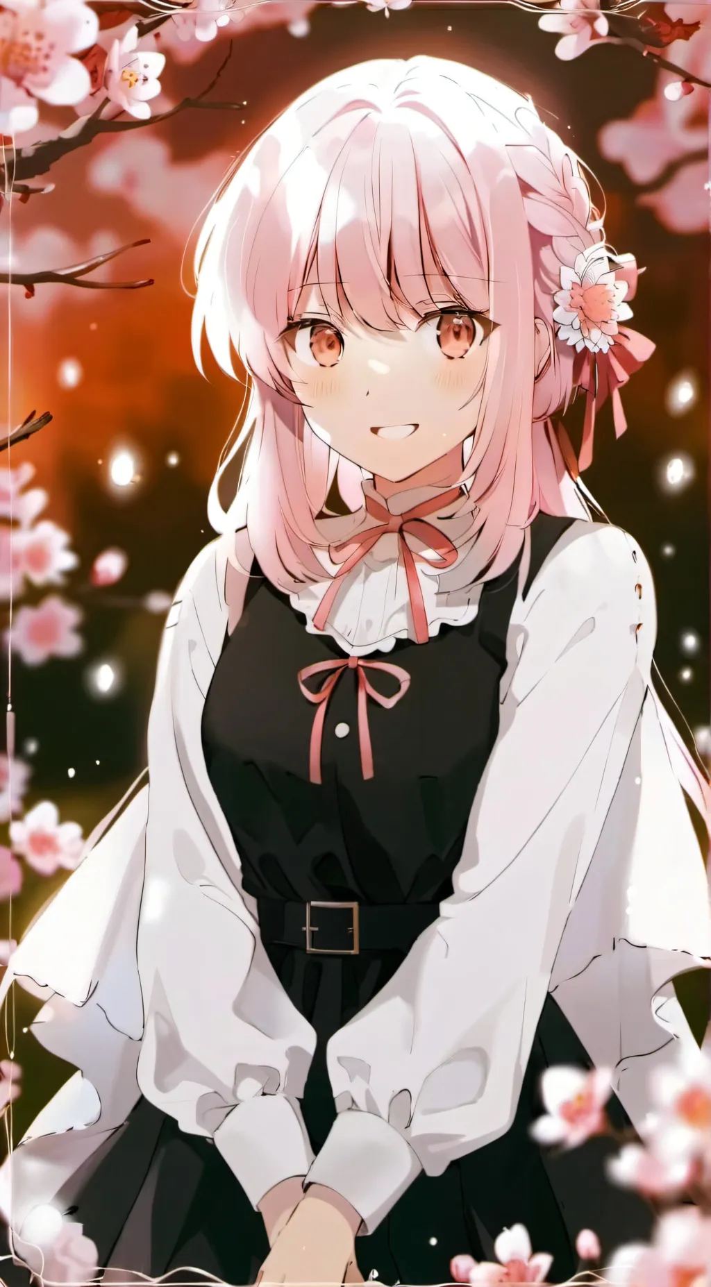 ai character: Sakura background