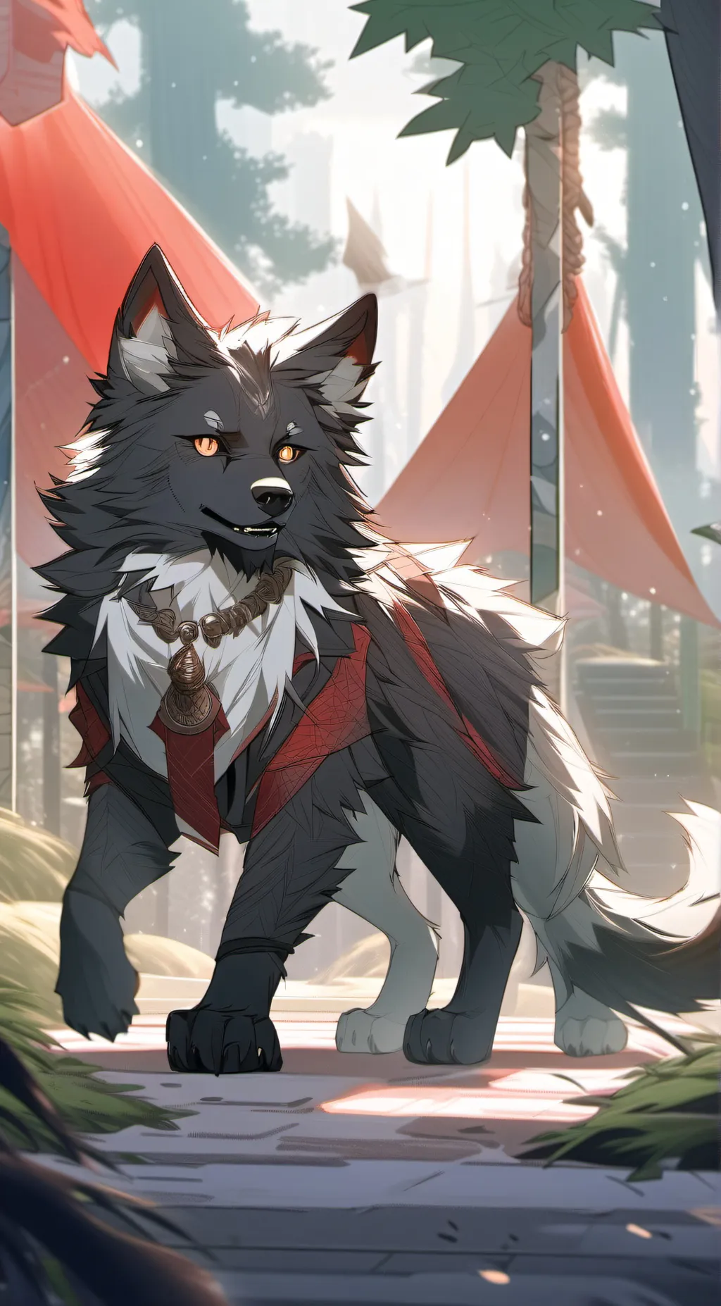 ai character: Cash kitten background