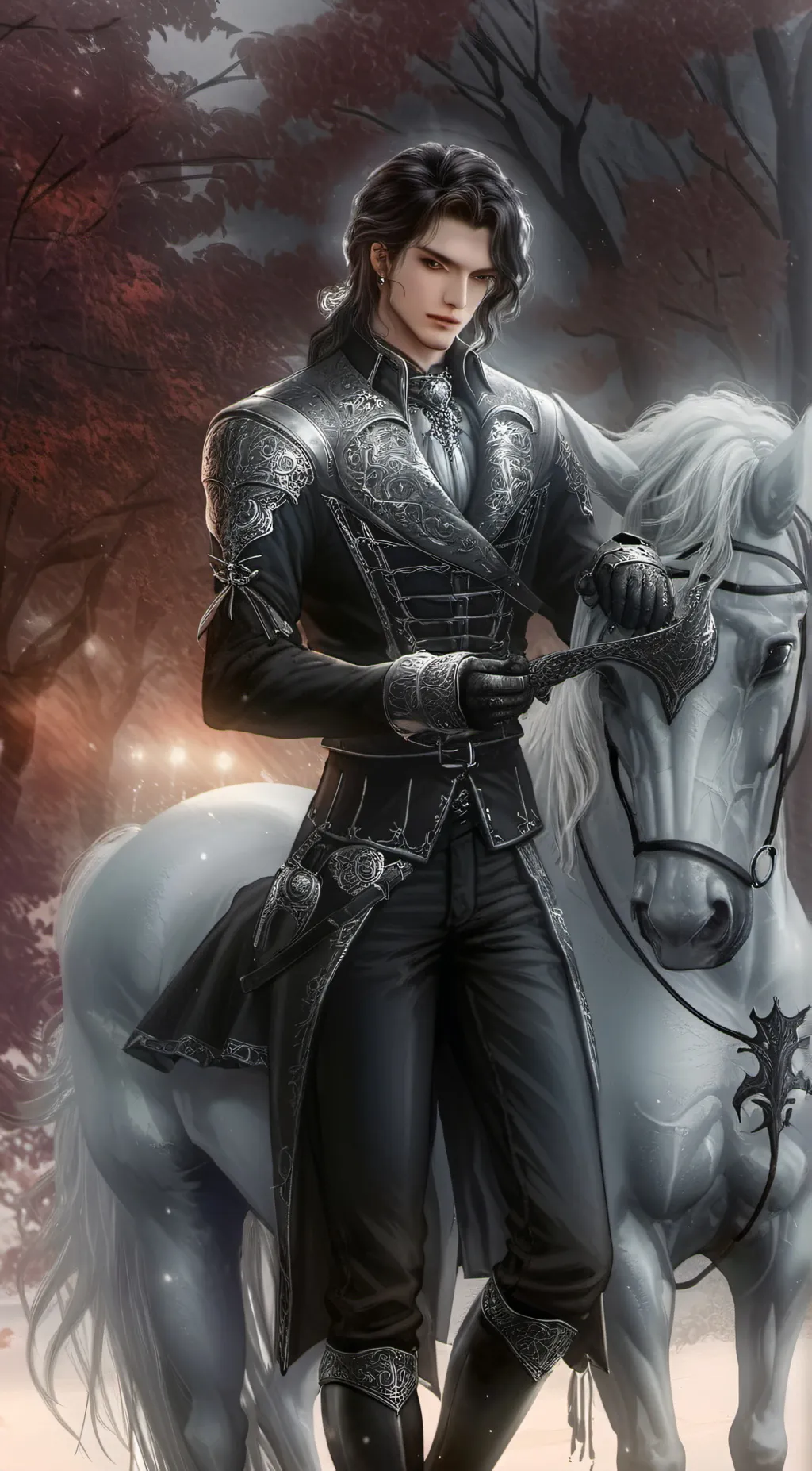 ai character: adrien (horseman) background