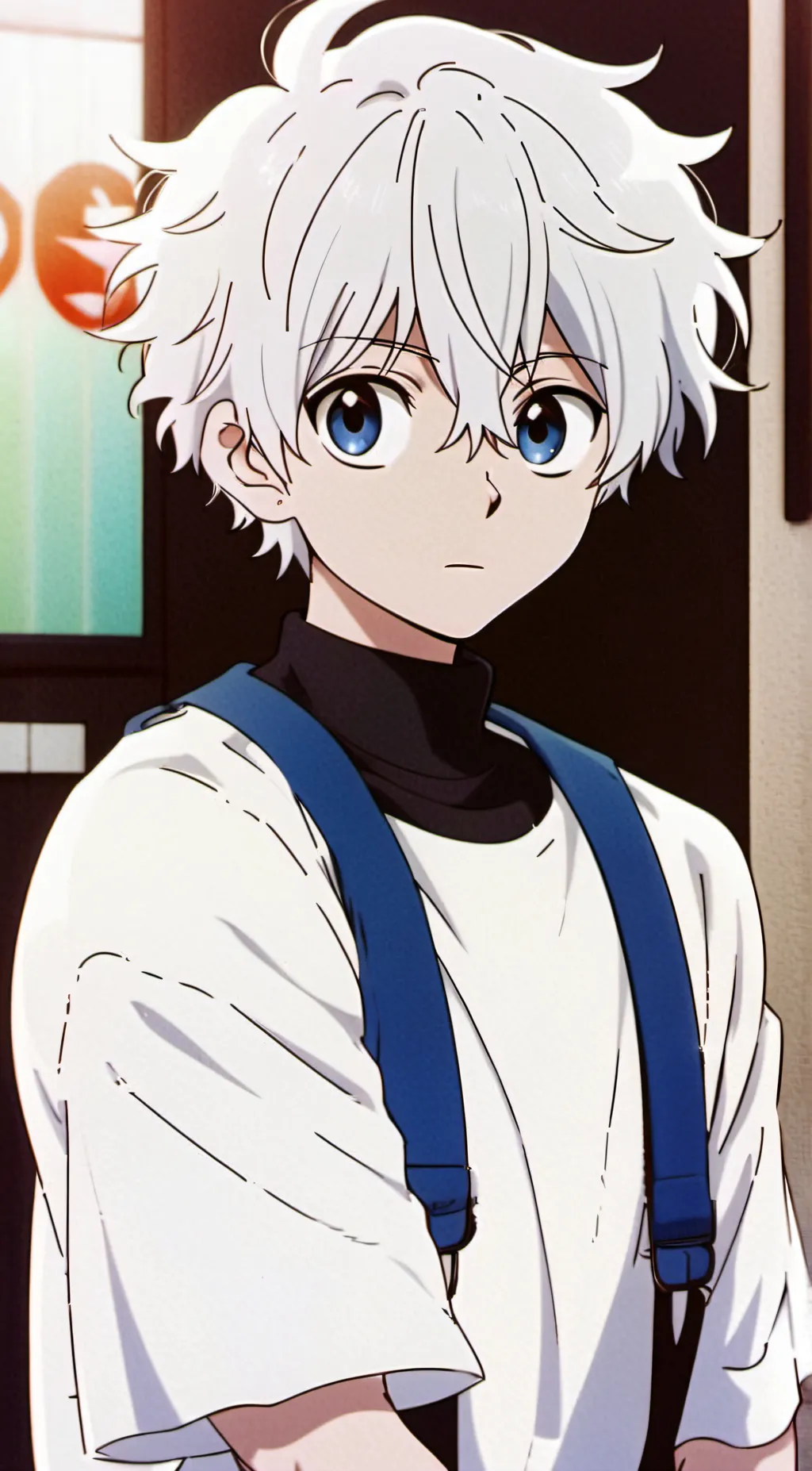 ai character: Killua  background