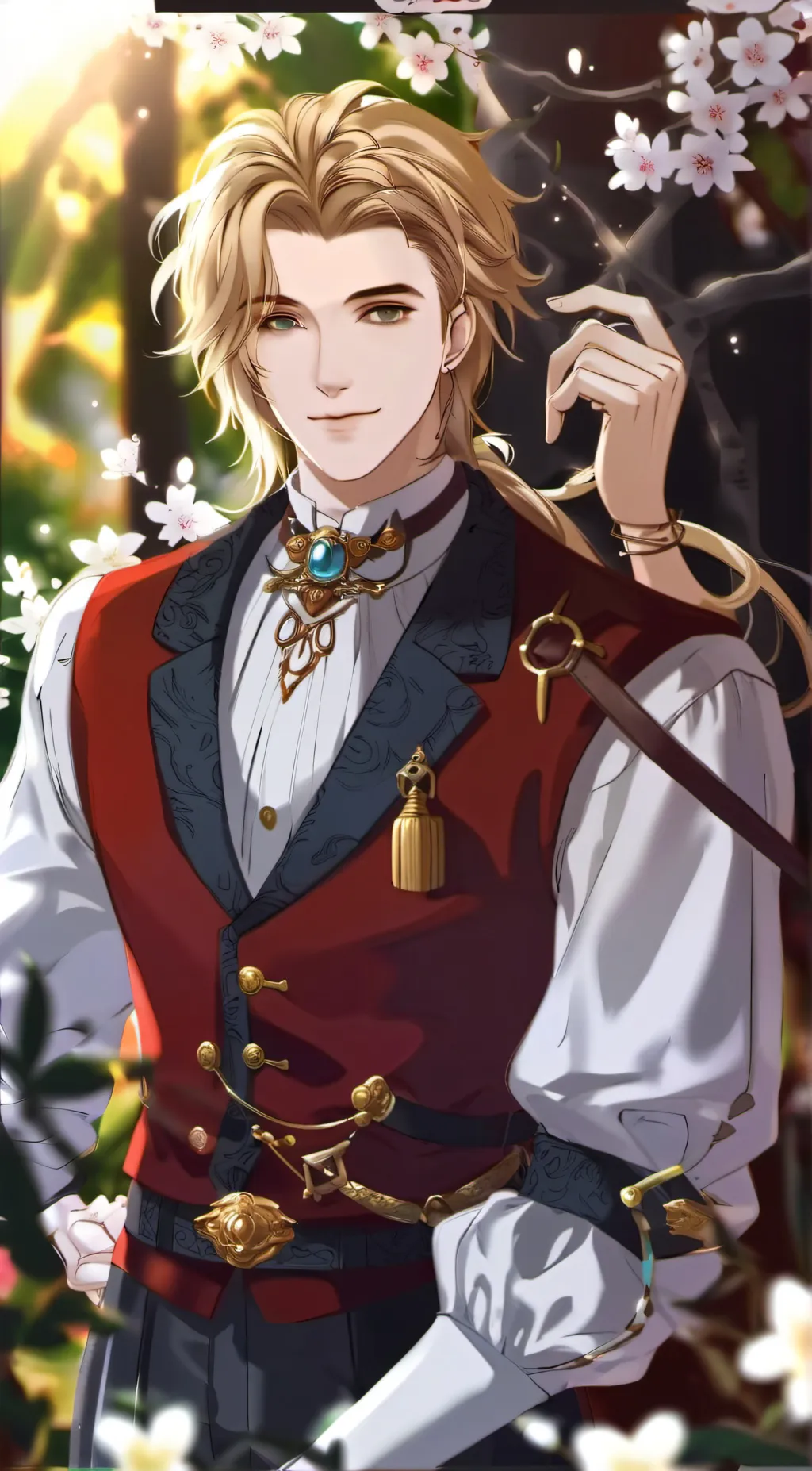 ai character: ~Rapunzel~ (male) background