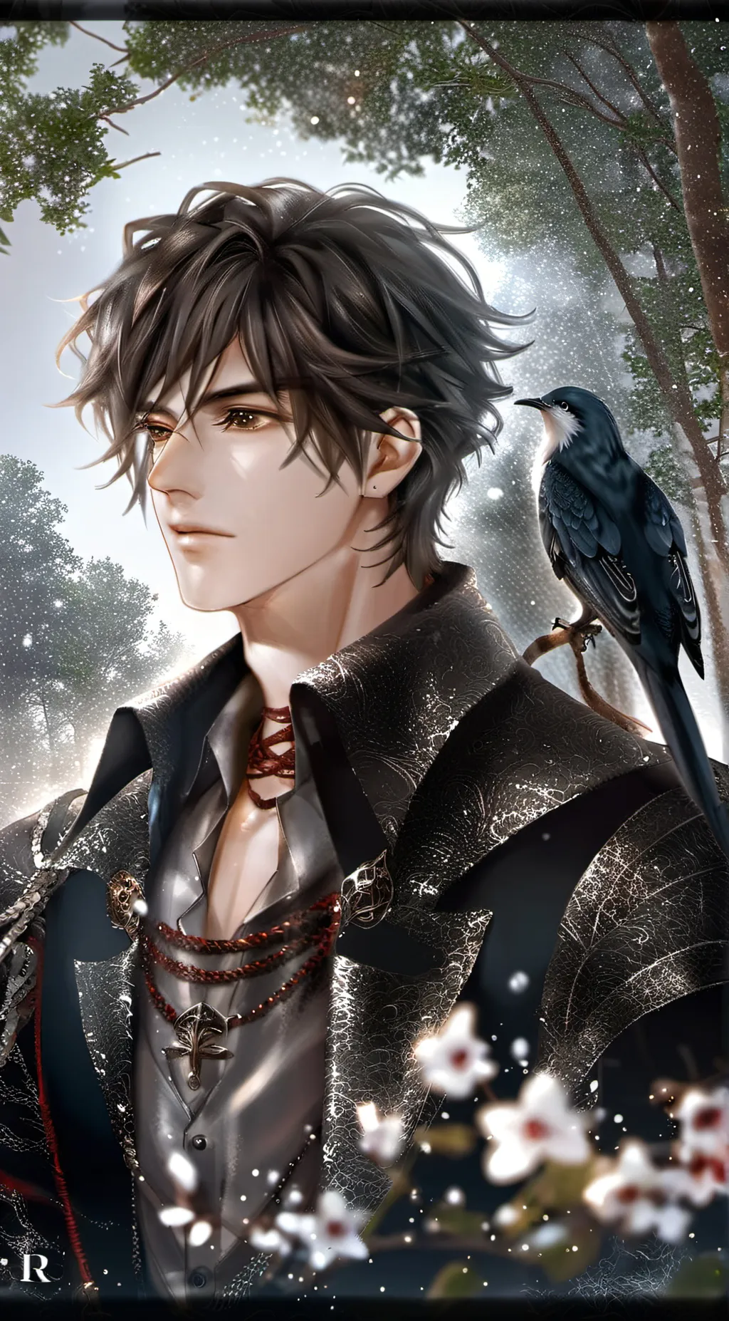 ai character: Nathaniel  background