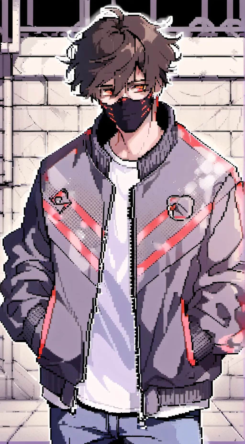 ai character: Generation loss  background