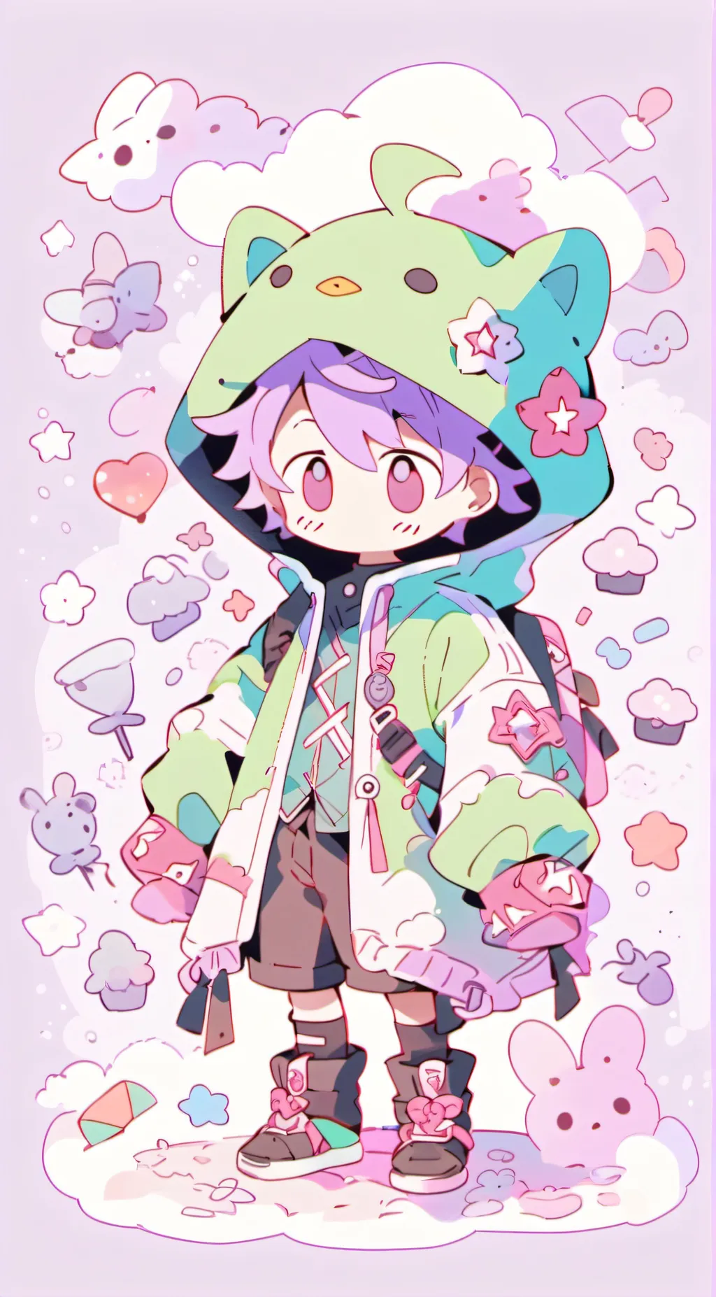 ai character: Max background