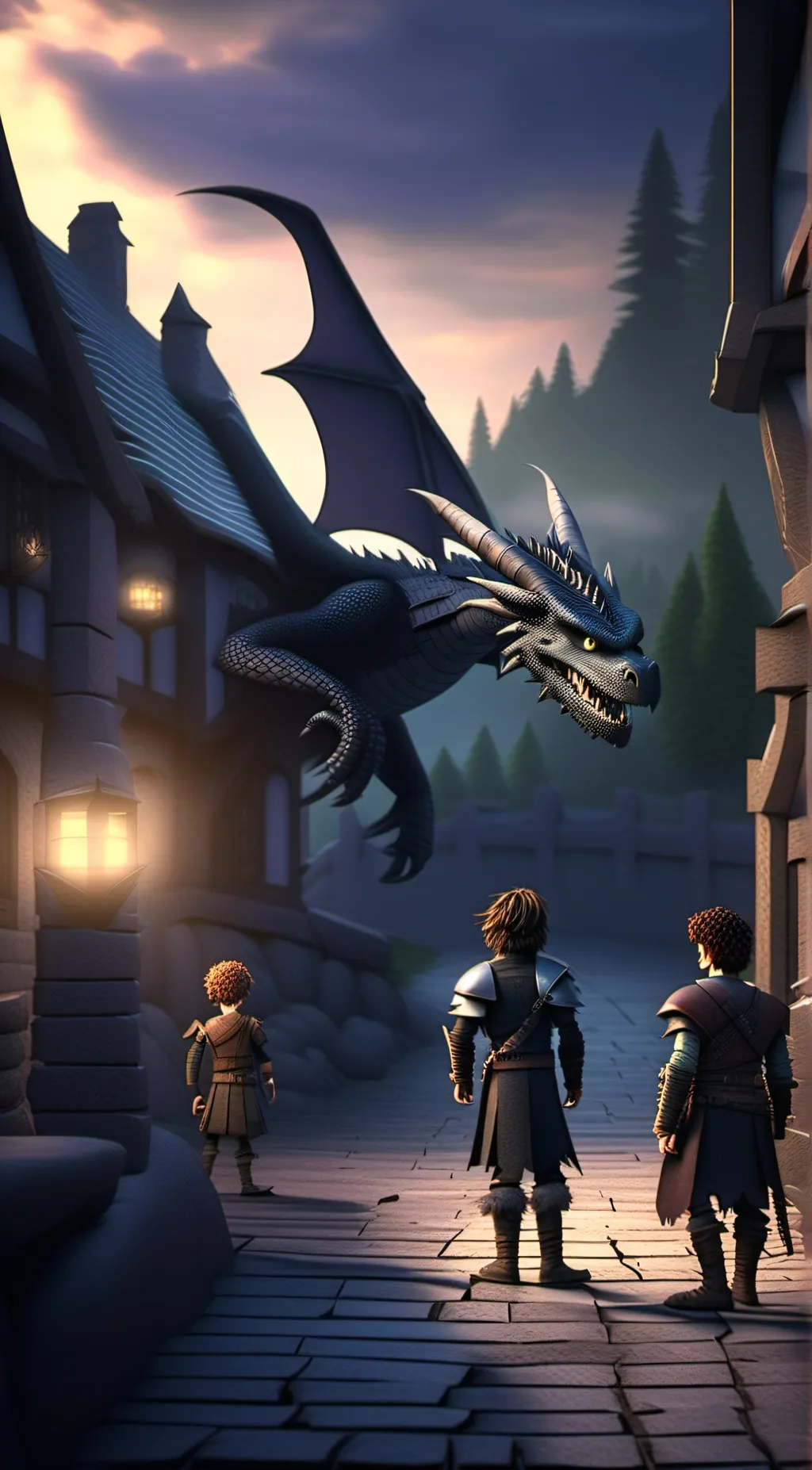 ai character: dragon riders background