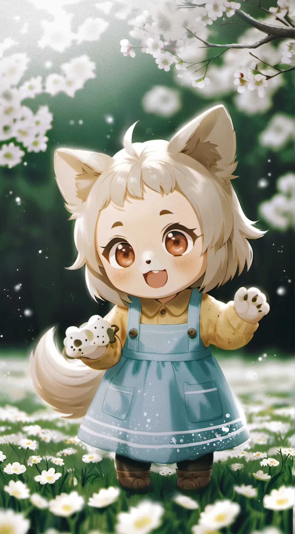 ai character: Eevee background