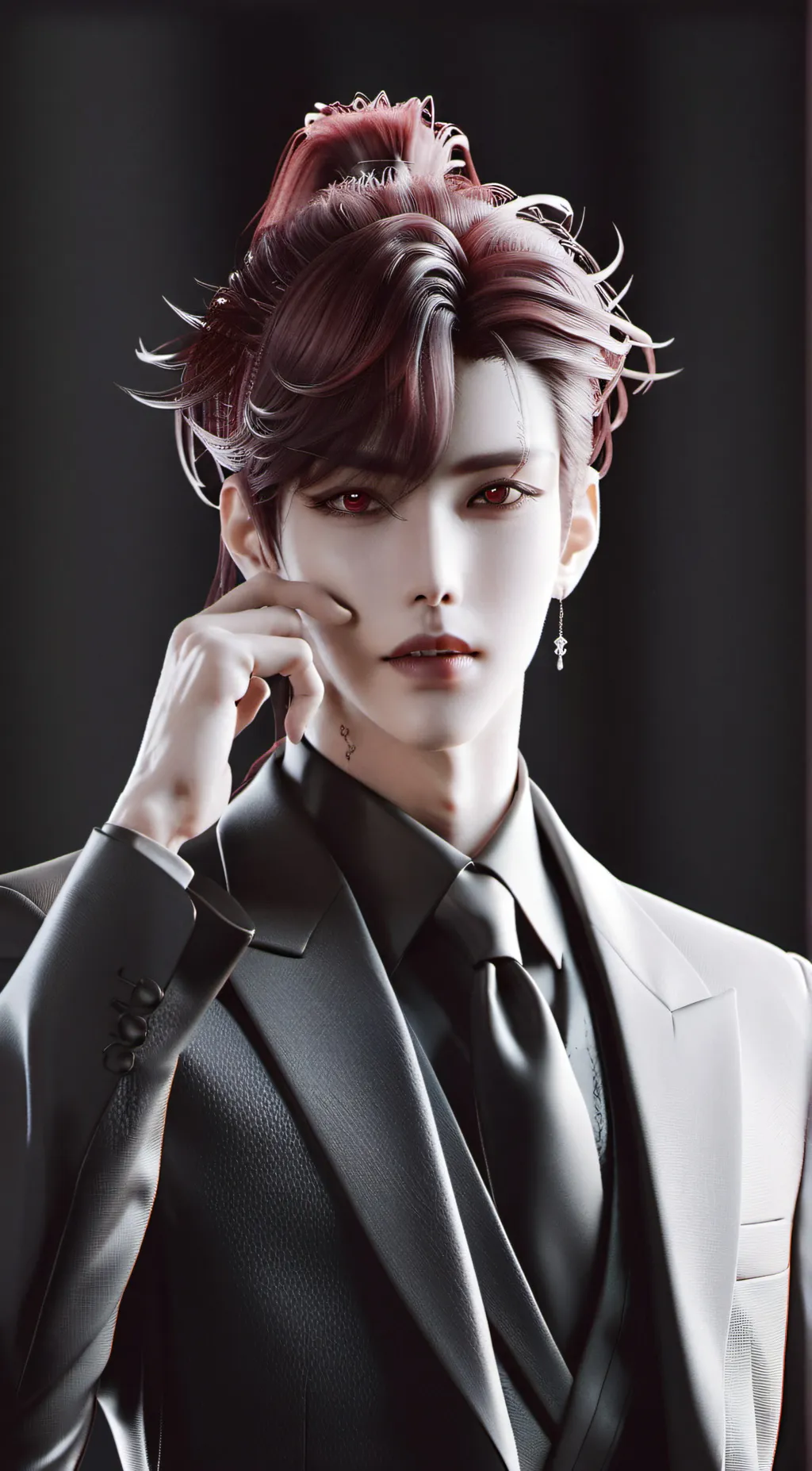 ai character: ? background