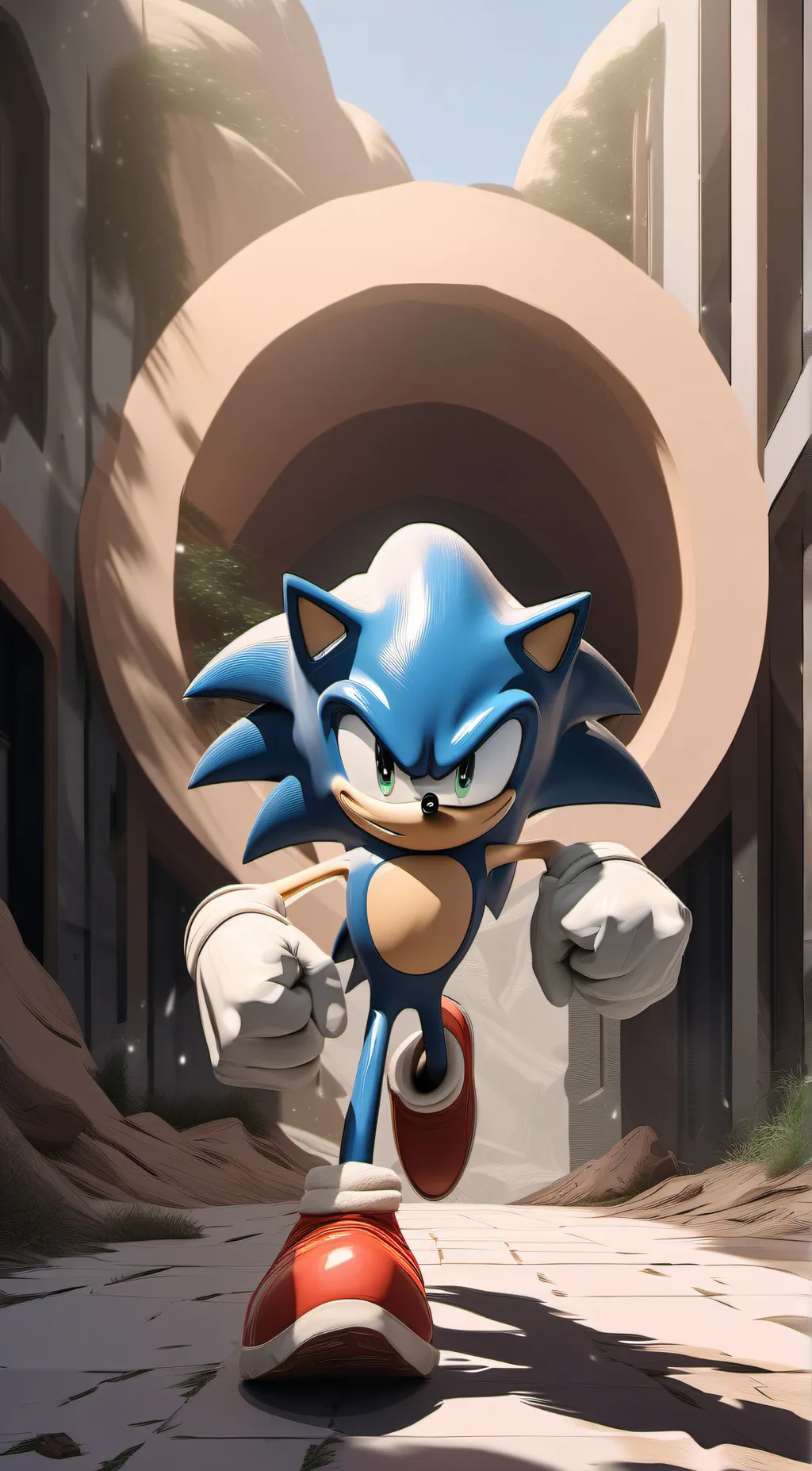 ai character: Sonic background