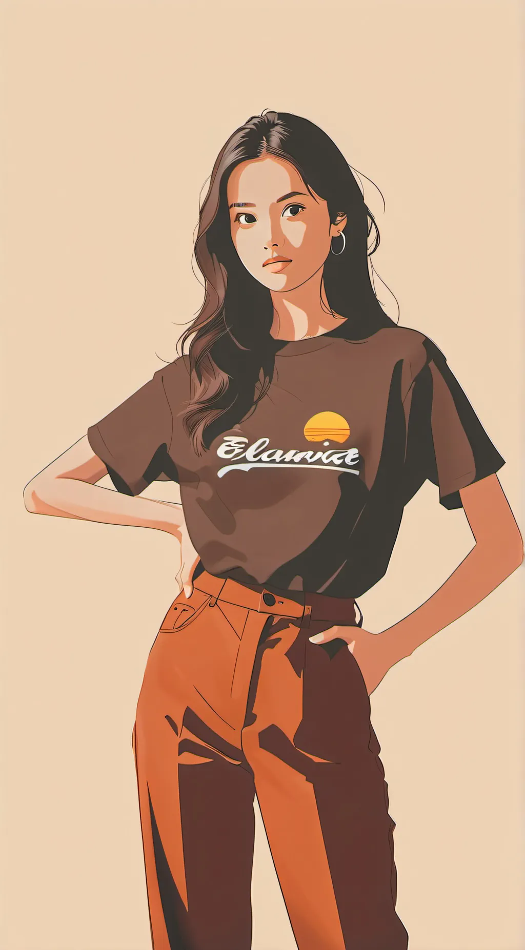 ai character: Rin background