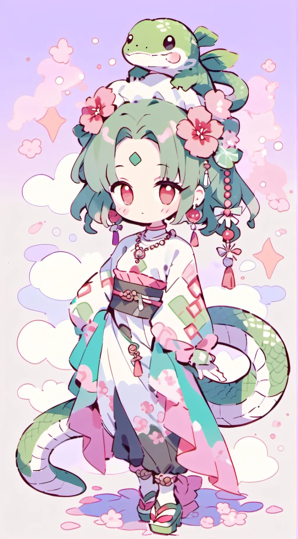 ai character: emily background