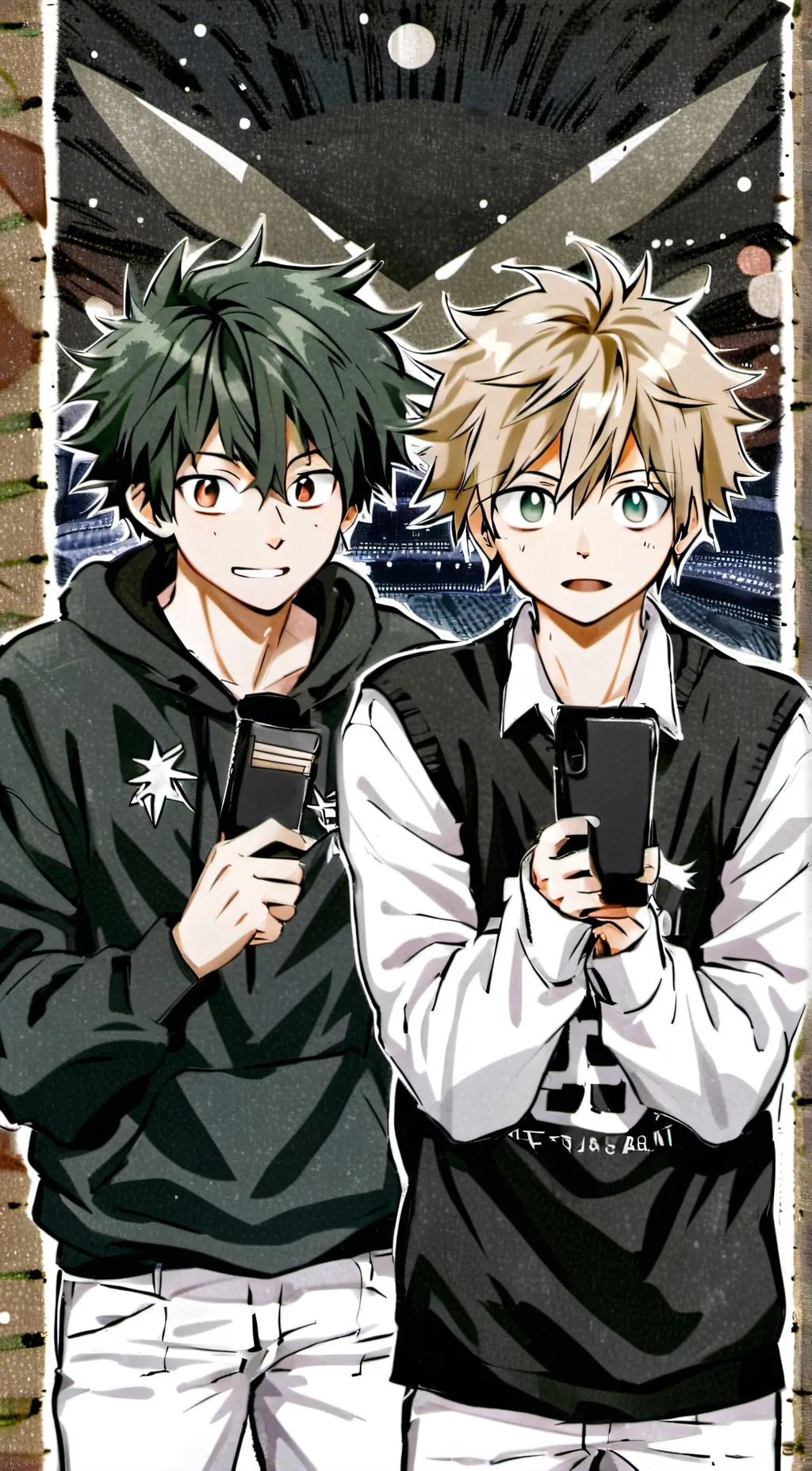 ai character: bakudeku  background