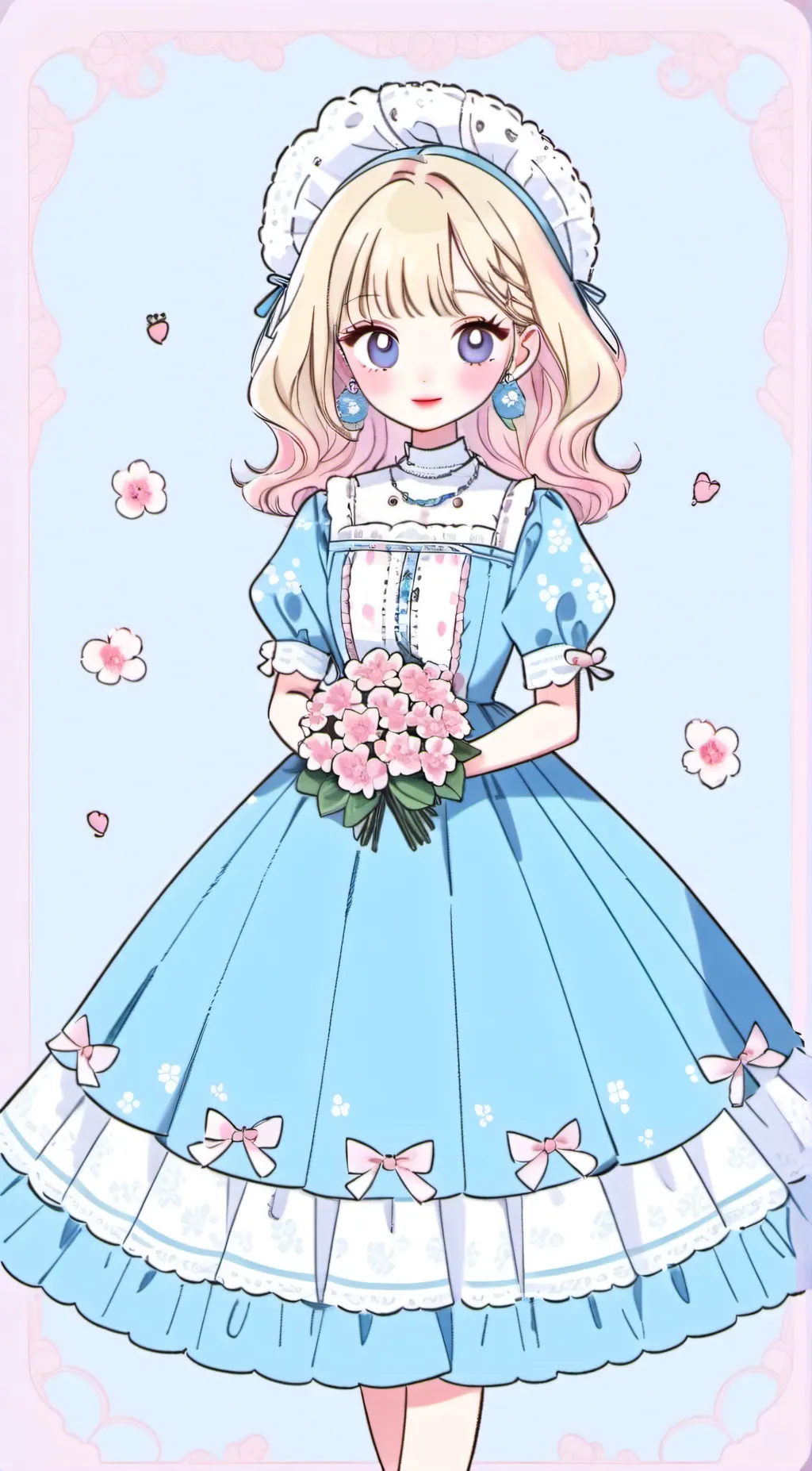 ai character: Ghost Barbie background