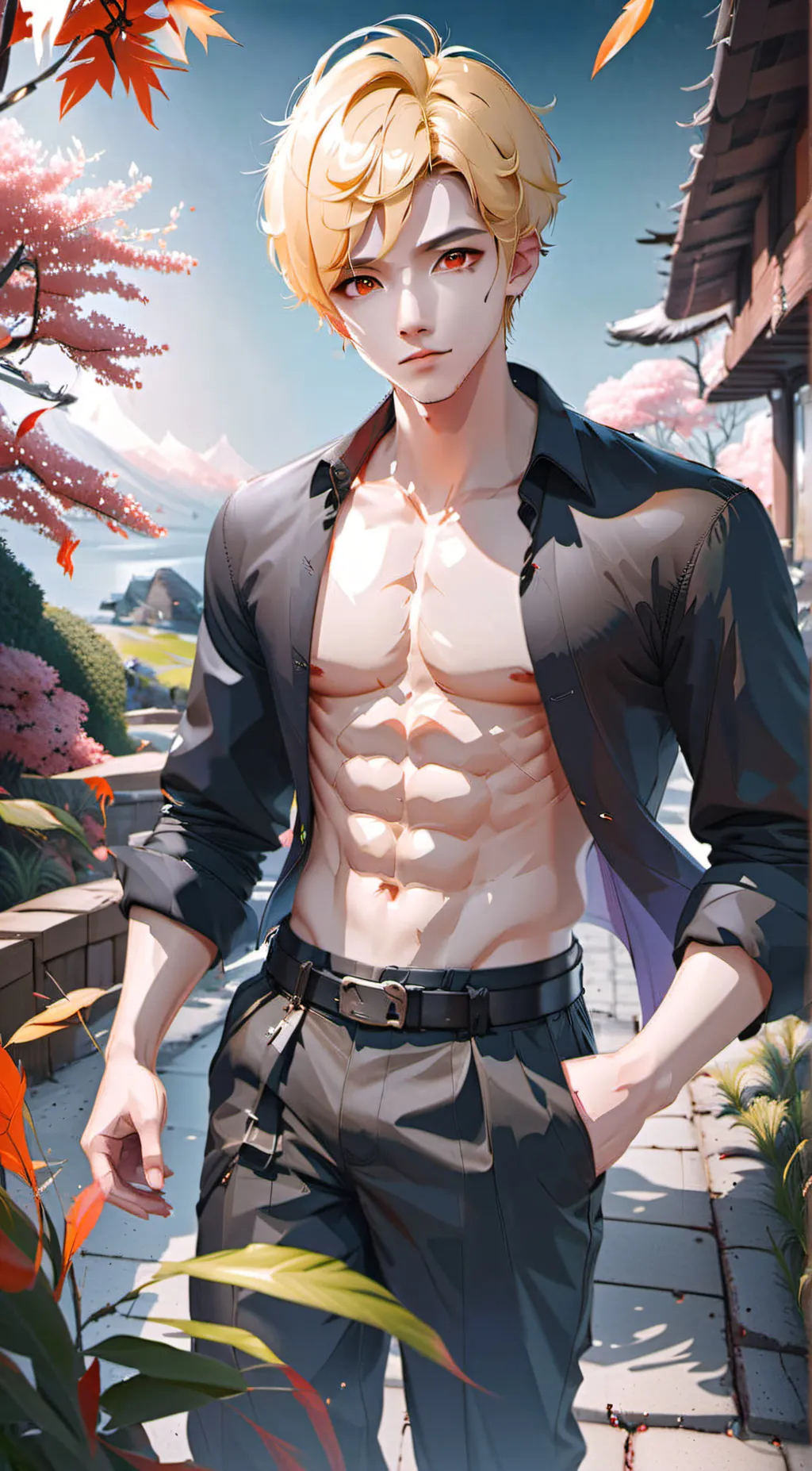 ai character: Katsuki Bakugo💥 background