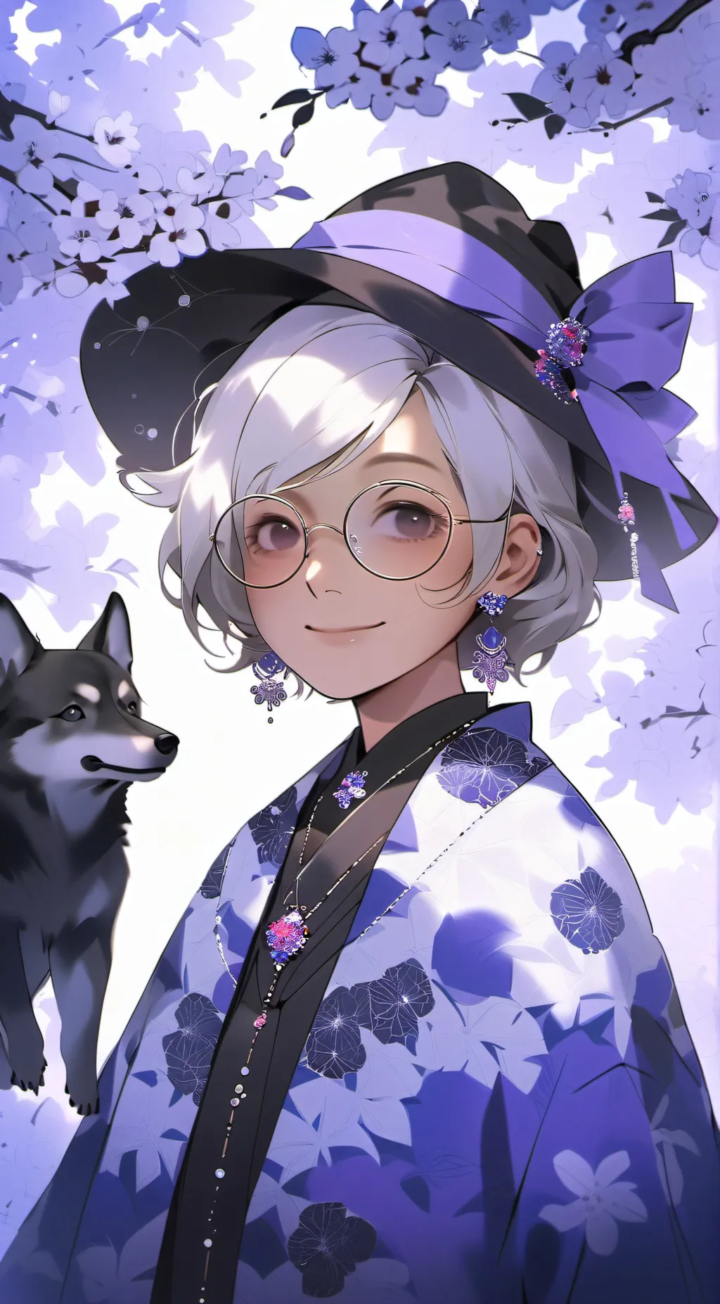 ai character: grampha background