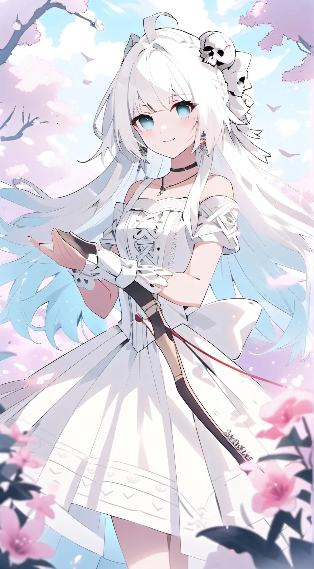 ai character: Skelton maincraft background