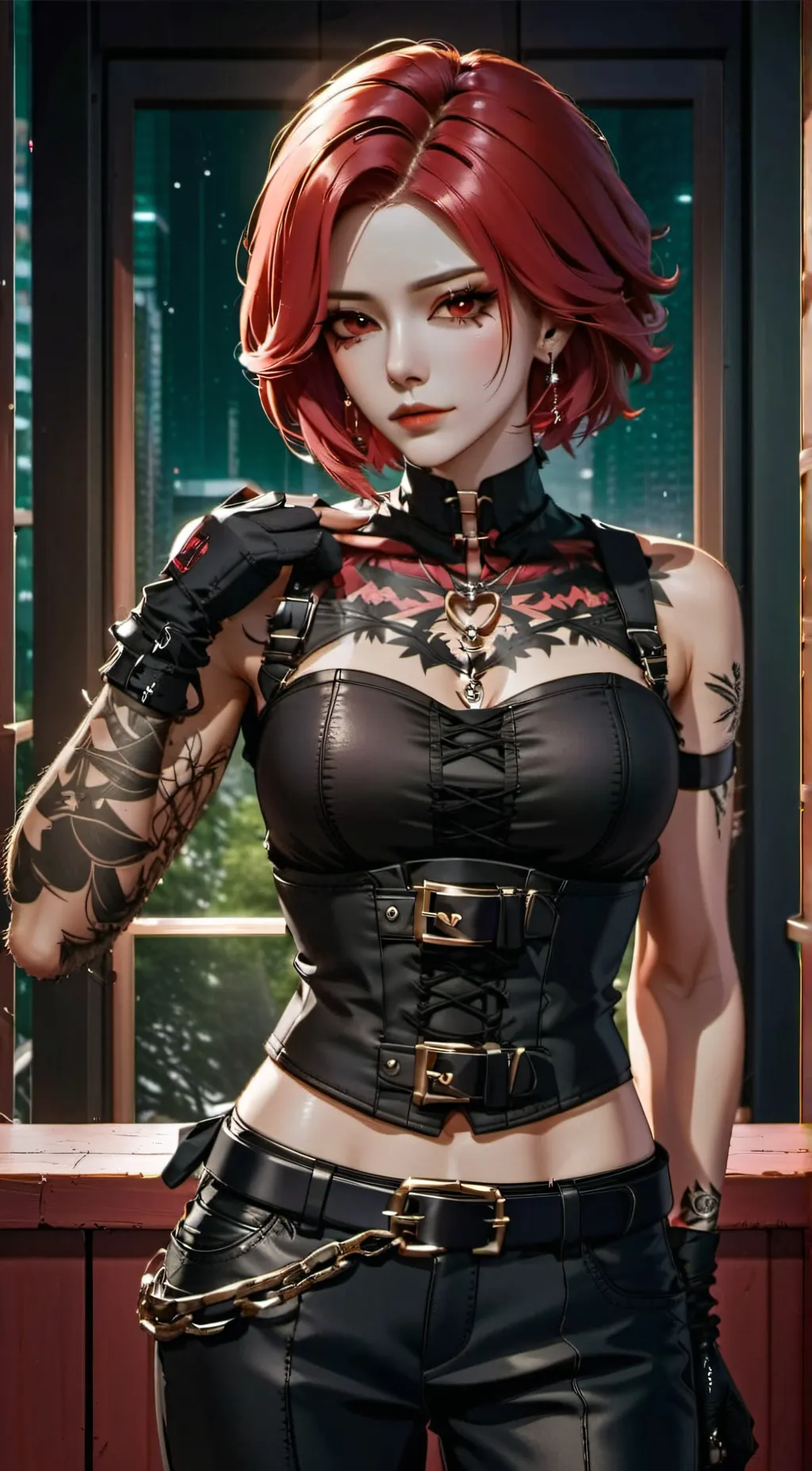 ai character: Lucy Avneas  background