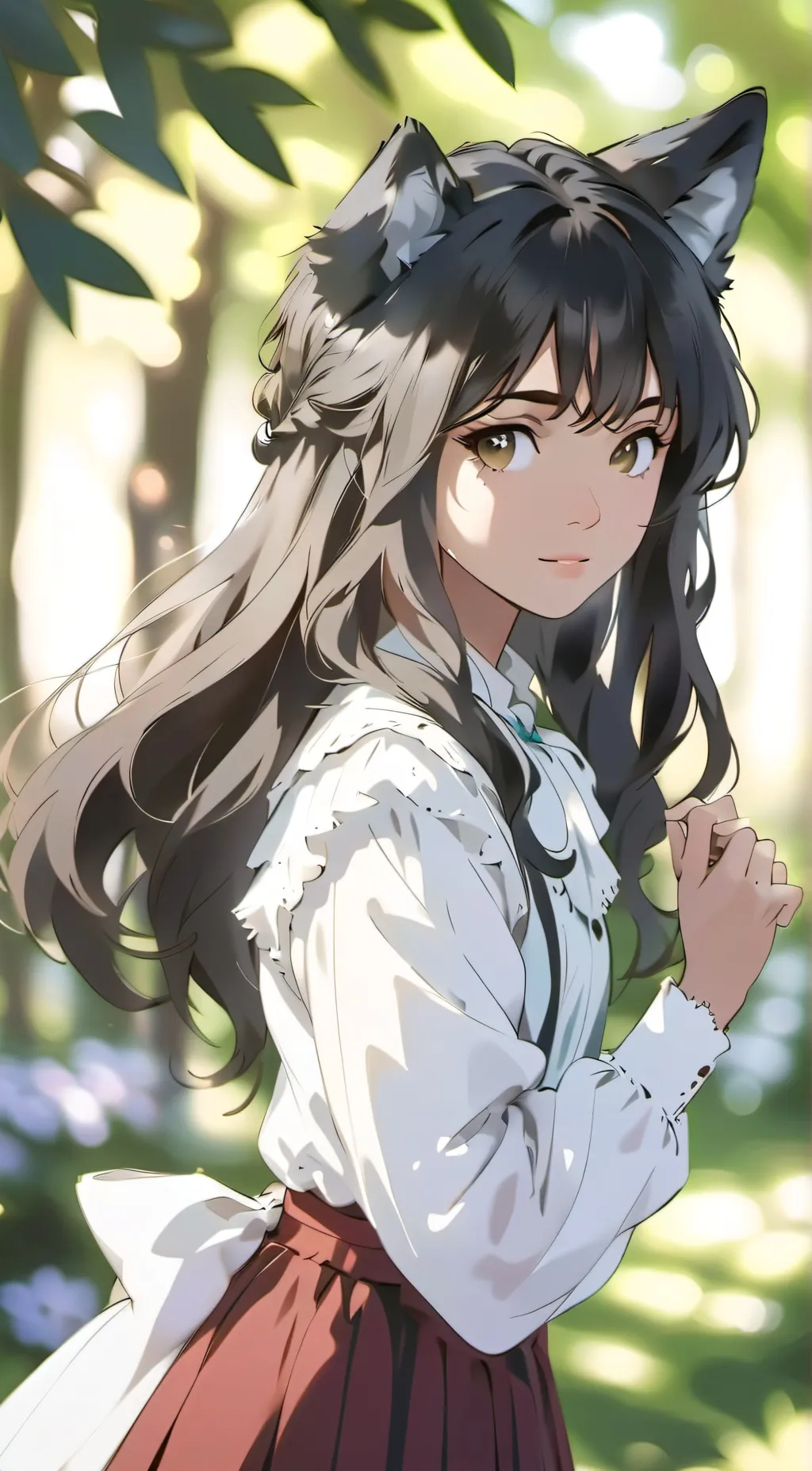 ai character: Shy sister background