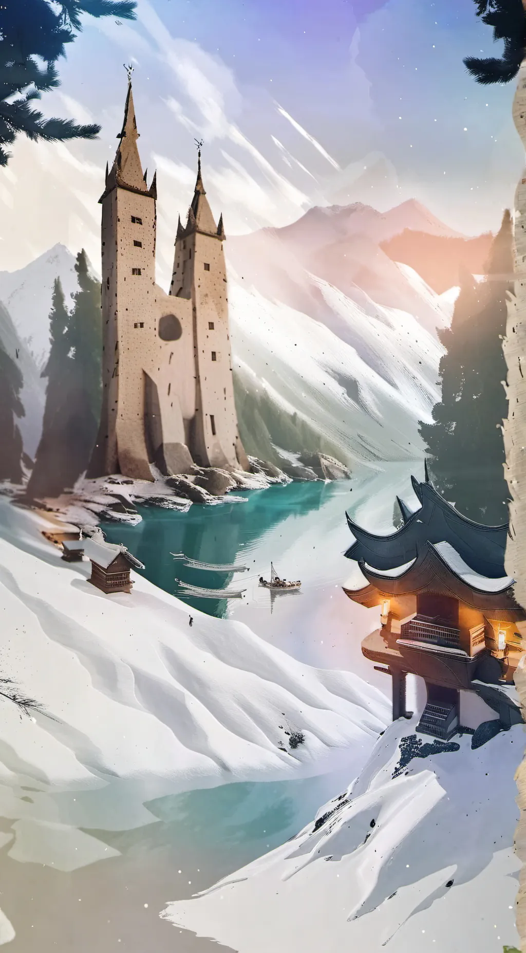 ai character: Hogwarts x Scream  background