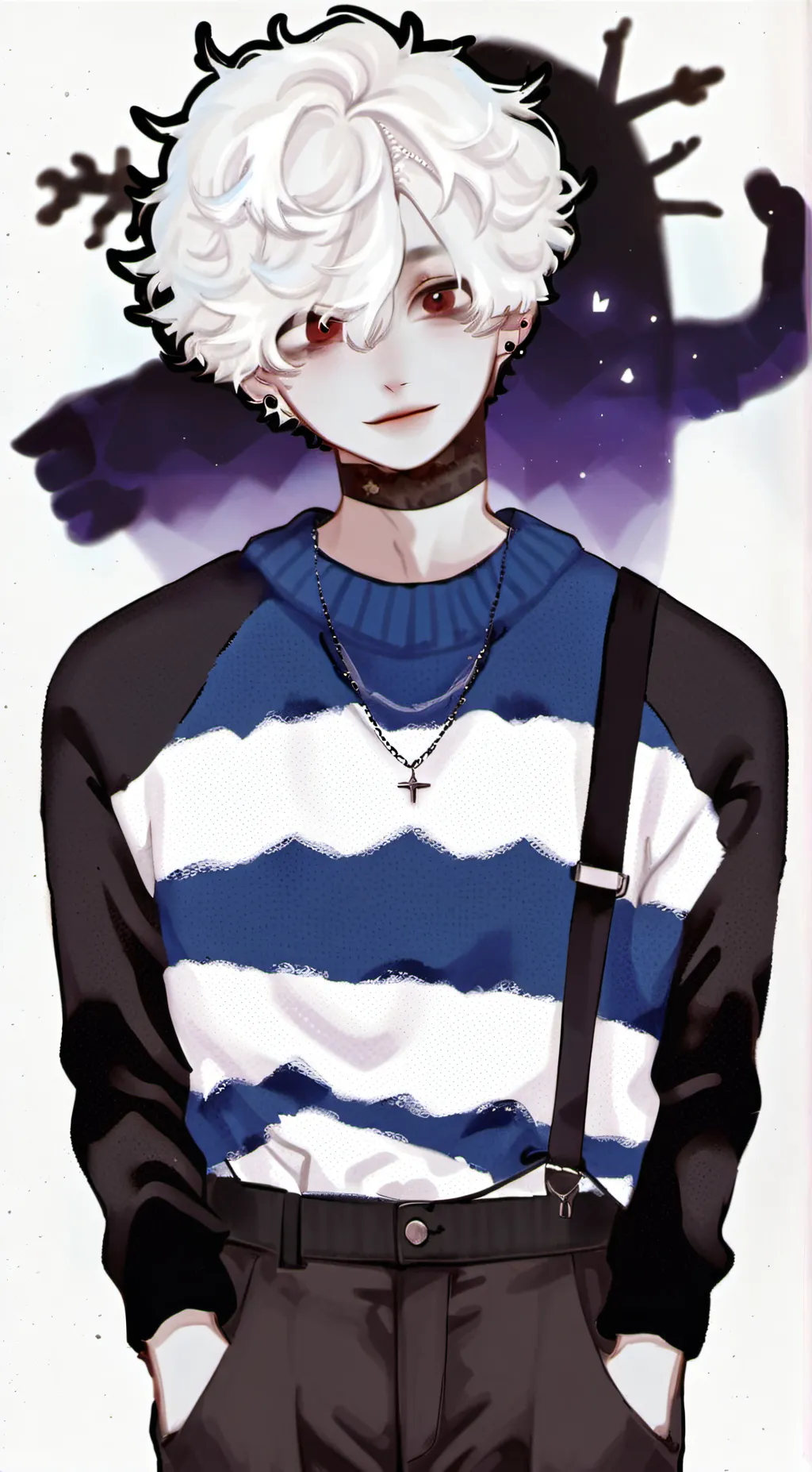 ai character: ein background