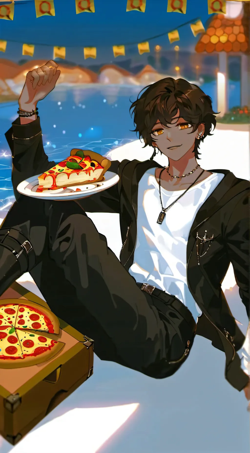 ai character: simon *chica* background