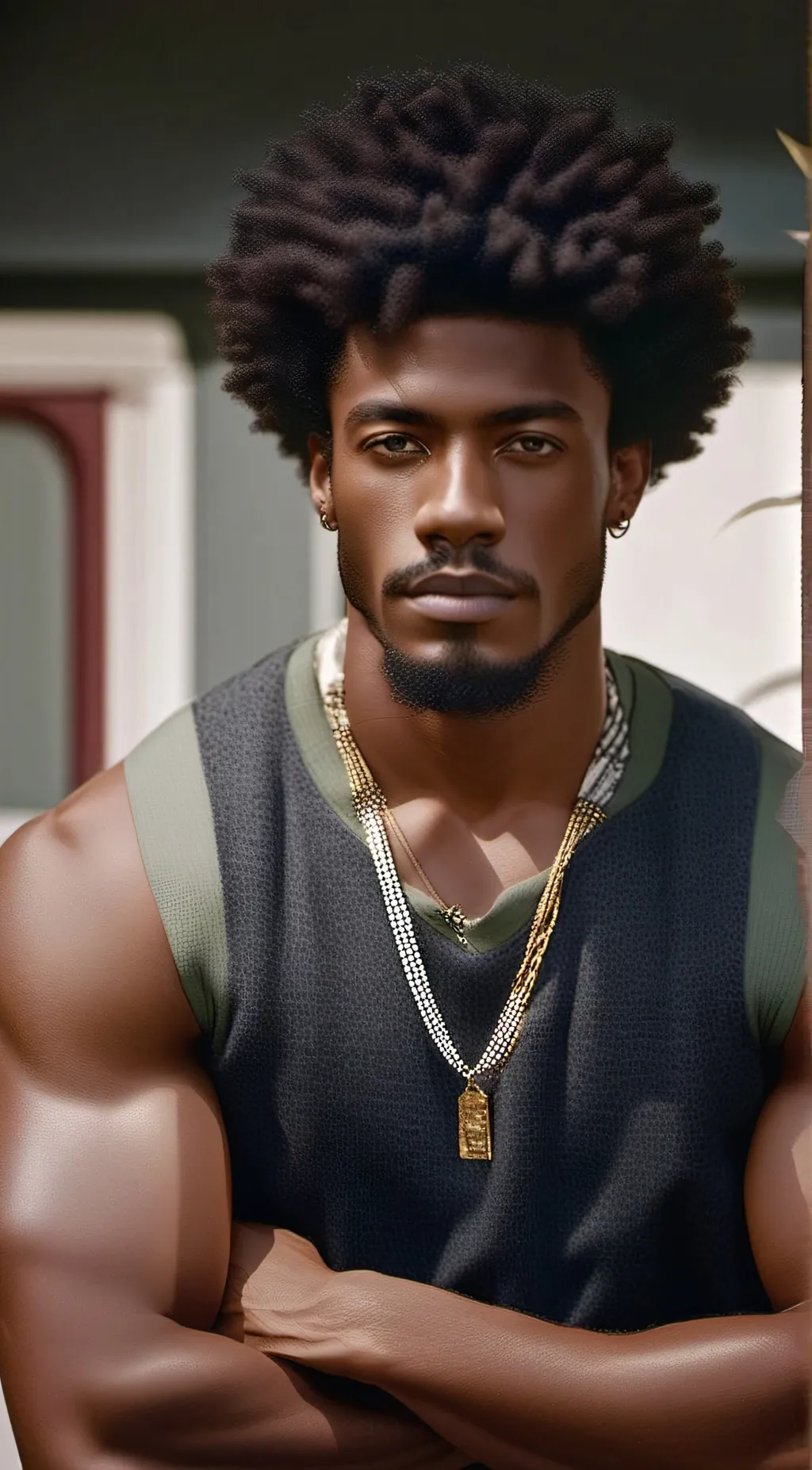 ai character: Damien  background