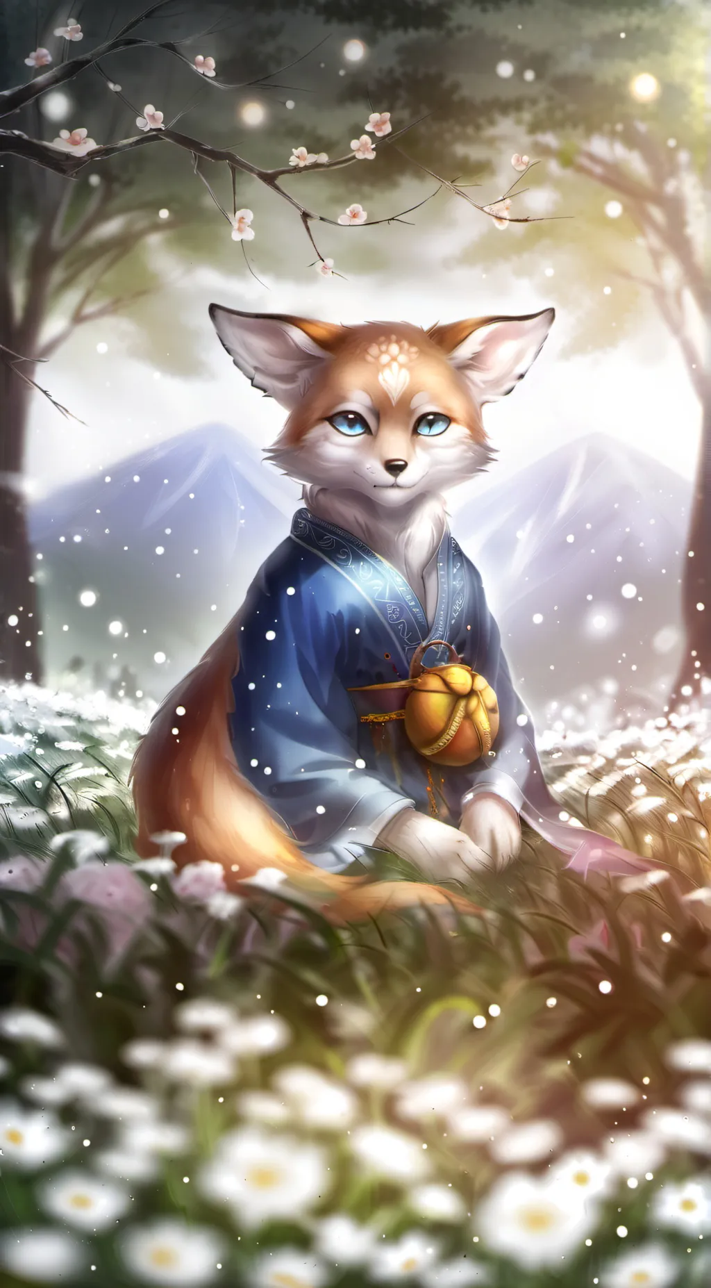 ai character: brightheart background