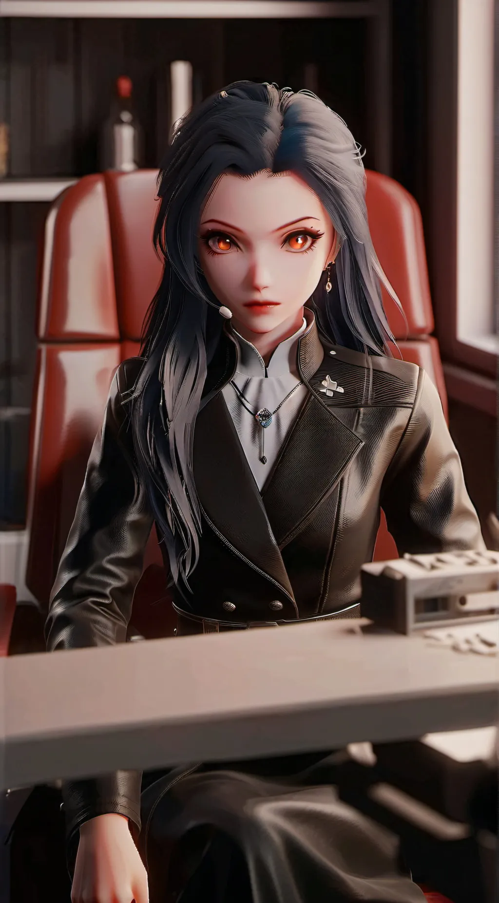 ai character: nezuko background