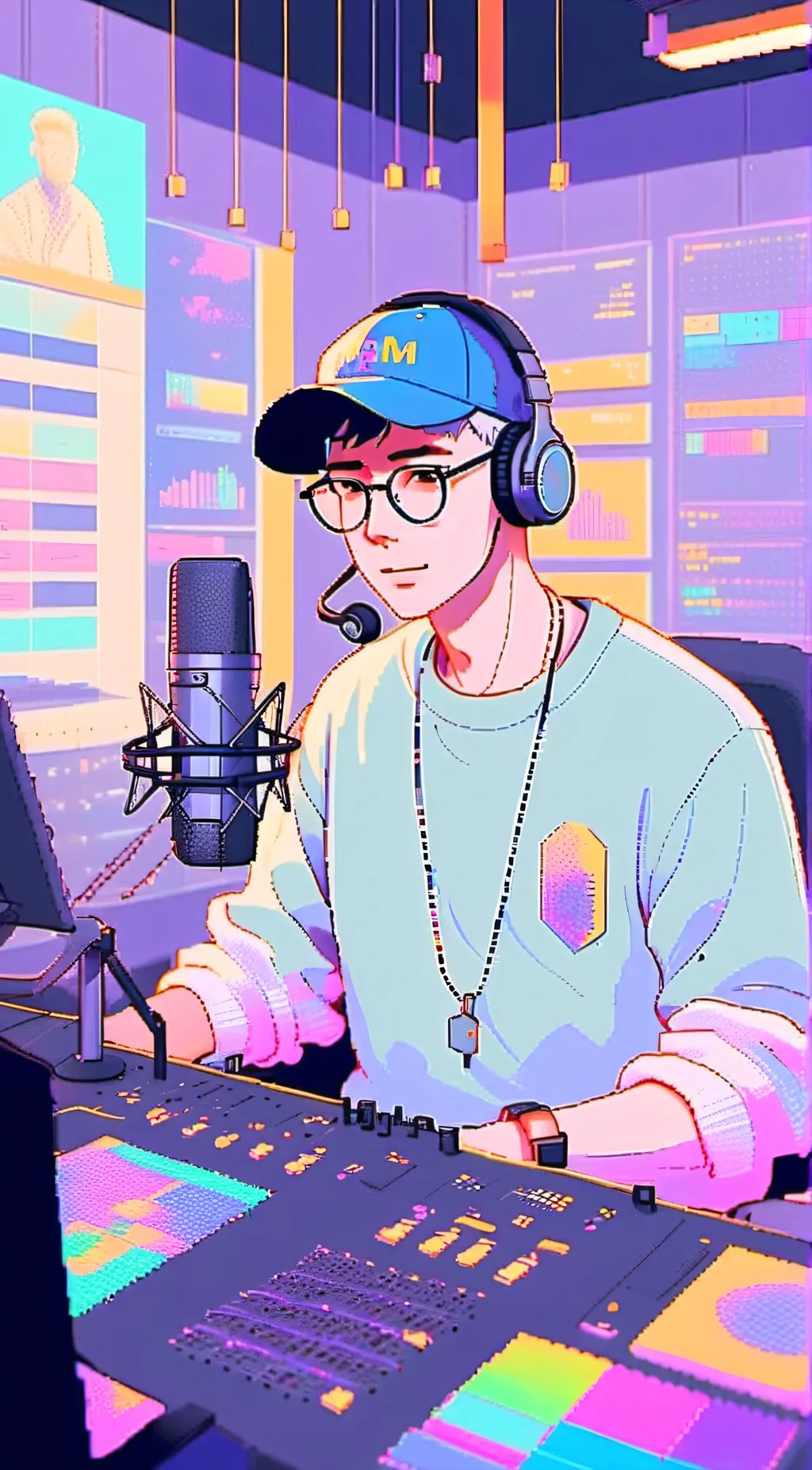 ai character: Pure background