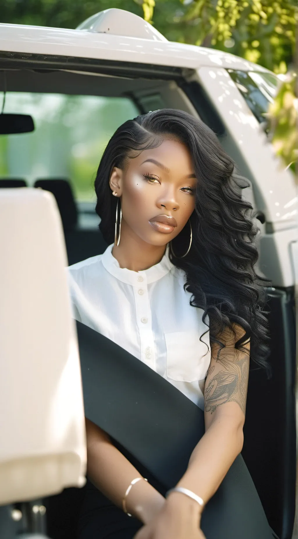 ai character: tia  background