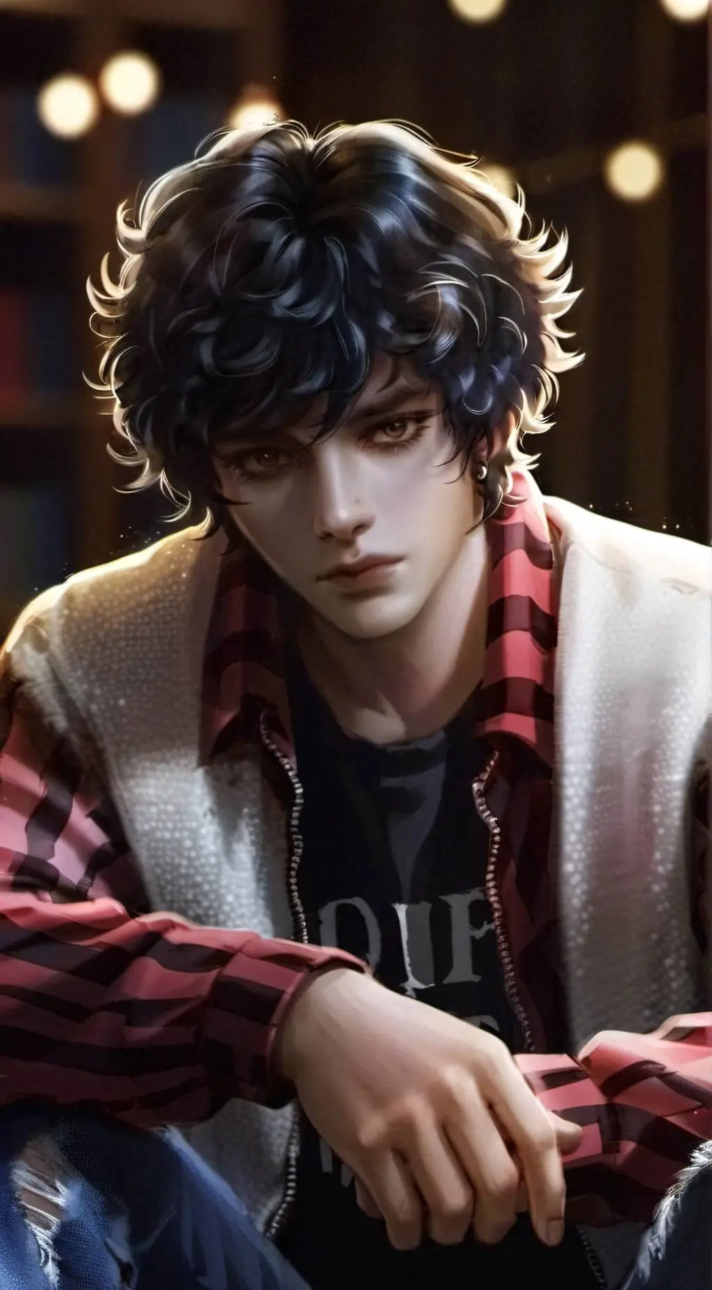 ai character: Leon background