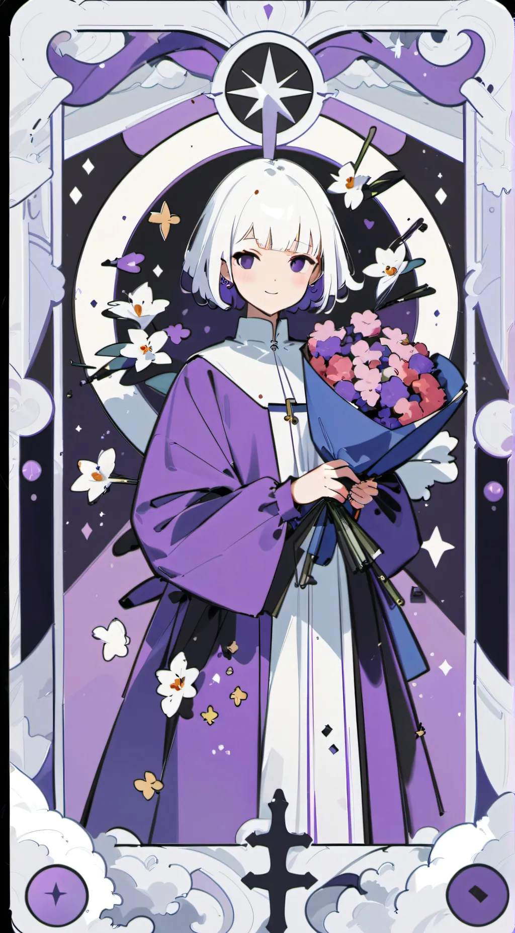 ai character: sky background