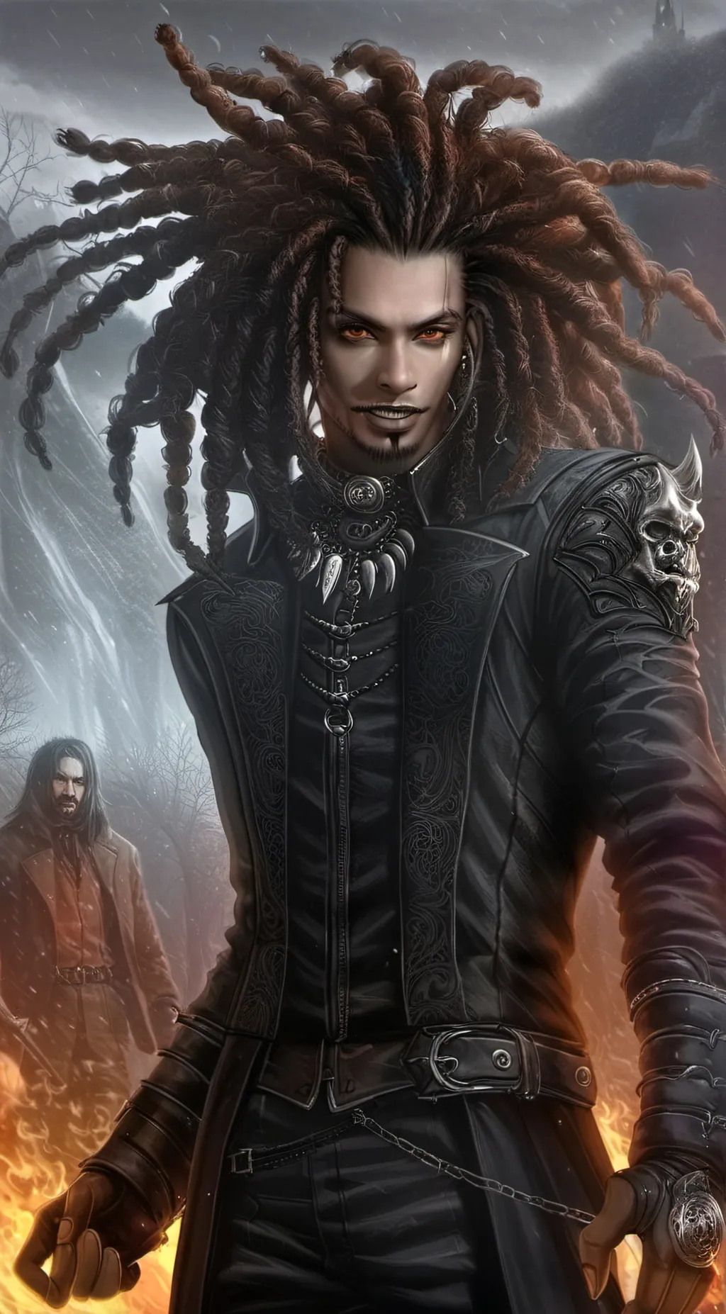 ai character: JT Maneskin background