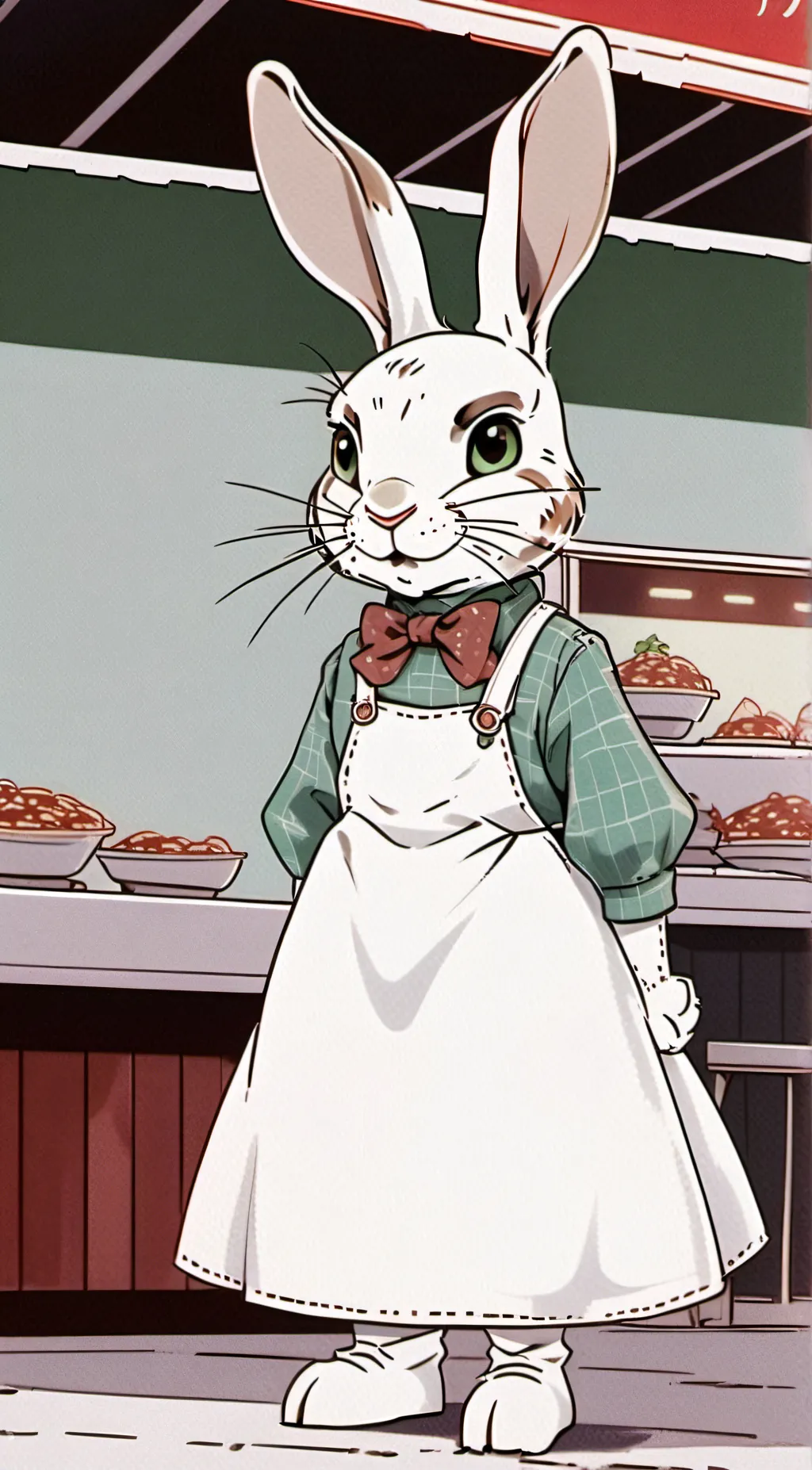 ai character: ×~._☆Jinx☆_.~× background