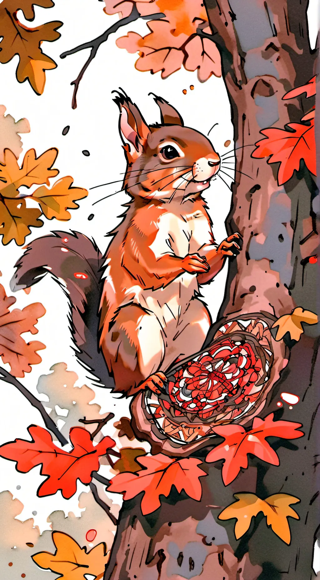 ai character: A RANDOM SQUIRREL  background