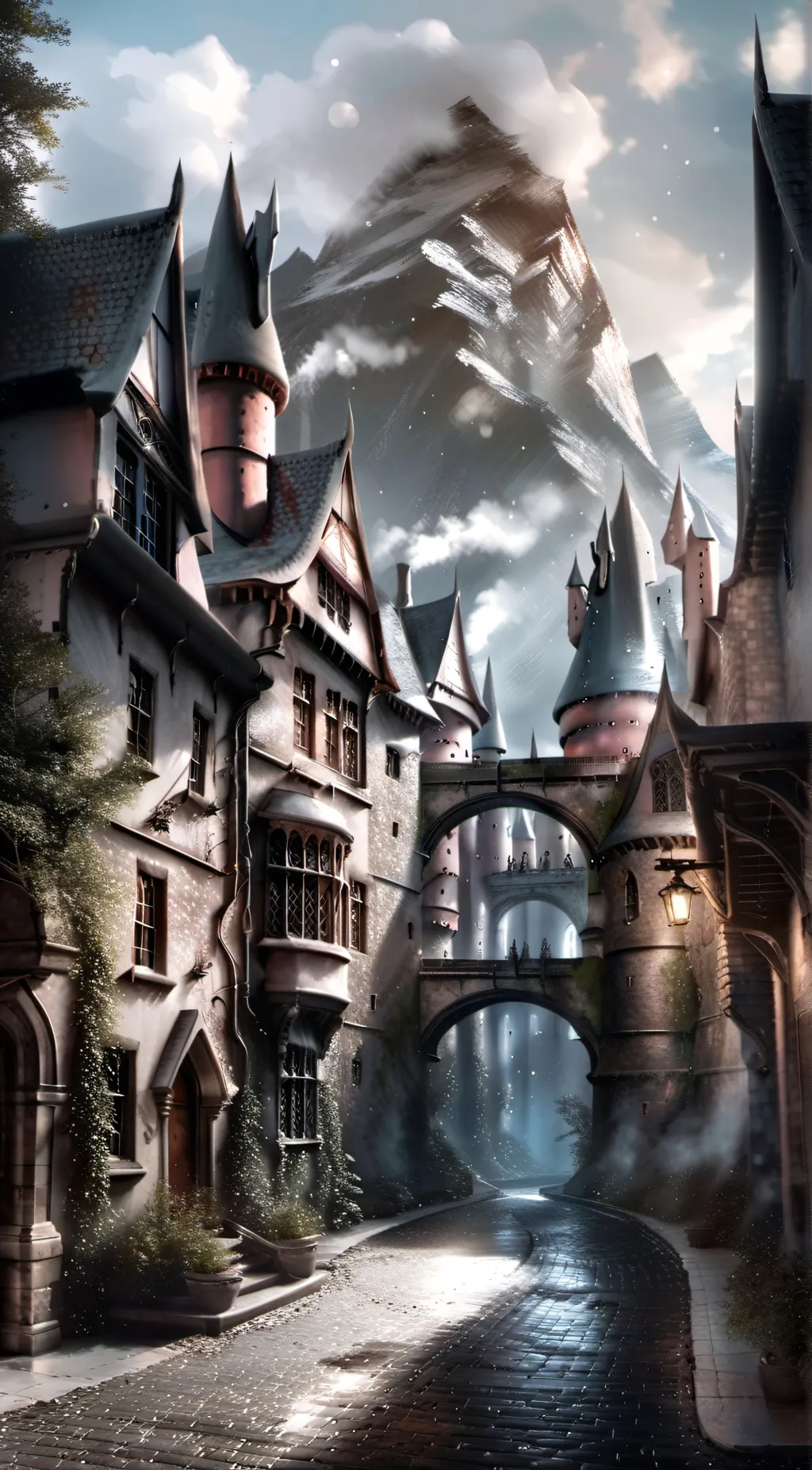 ai character: Hogwarts background