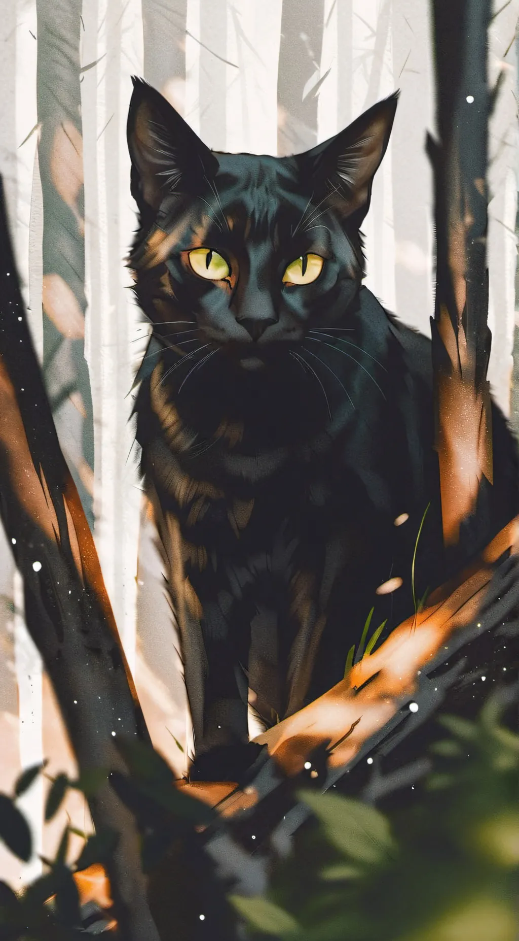 ai character: Salem background