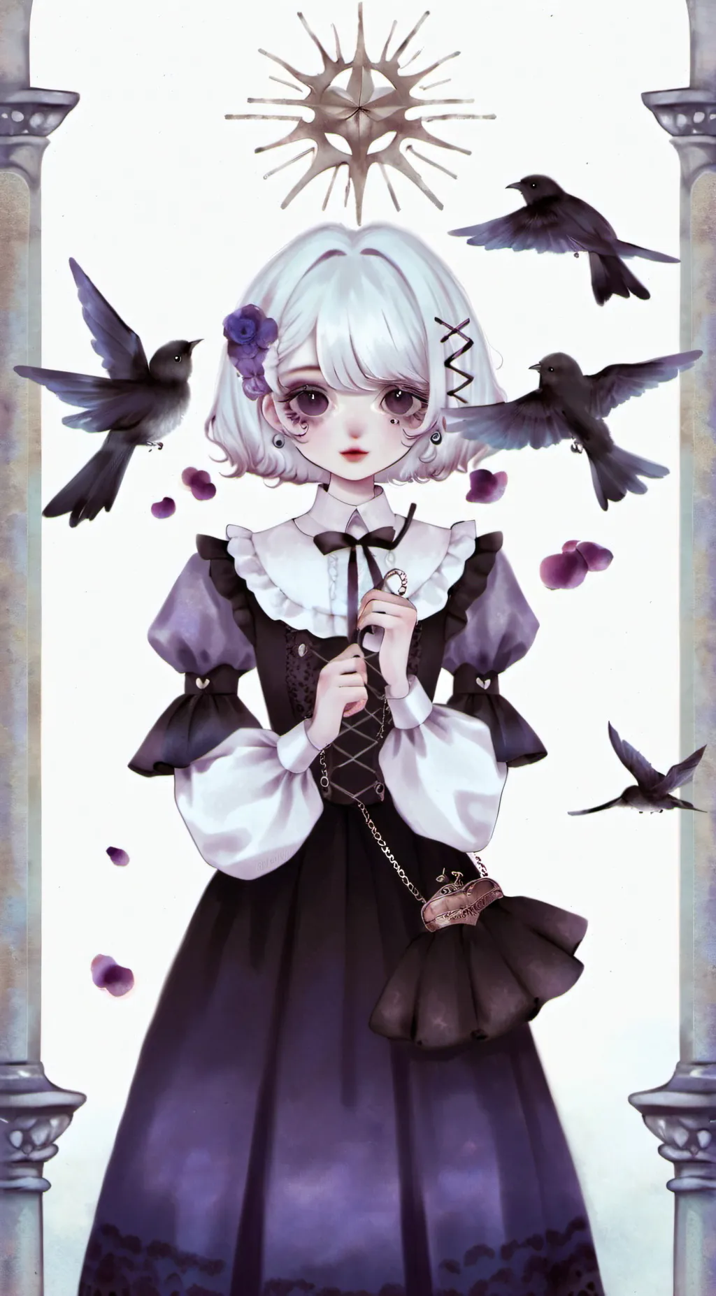 ai character: Thank you background